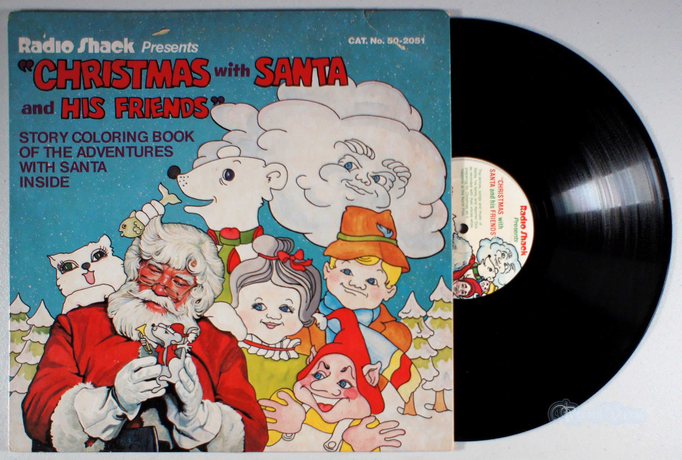 Radio Shack - Christmas with Santa and His Friends (front cover) Vinyl