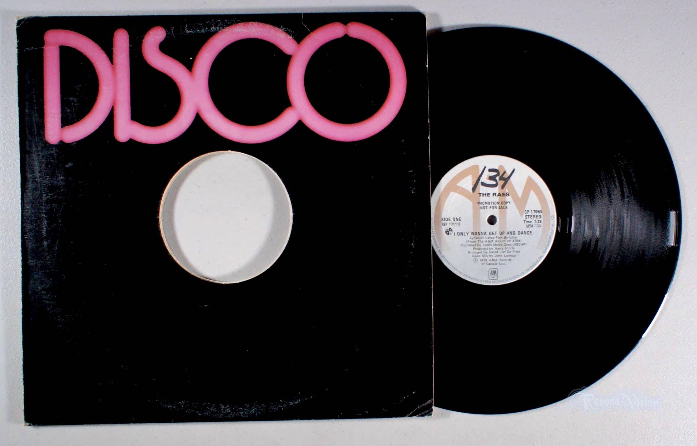 Raes - I Only Wanna Get Up and Dance (front cover) Vinyl