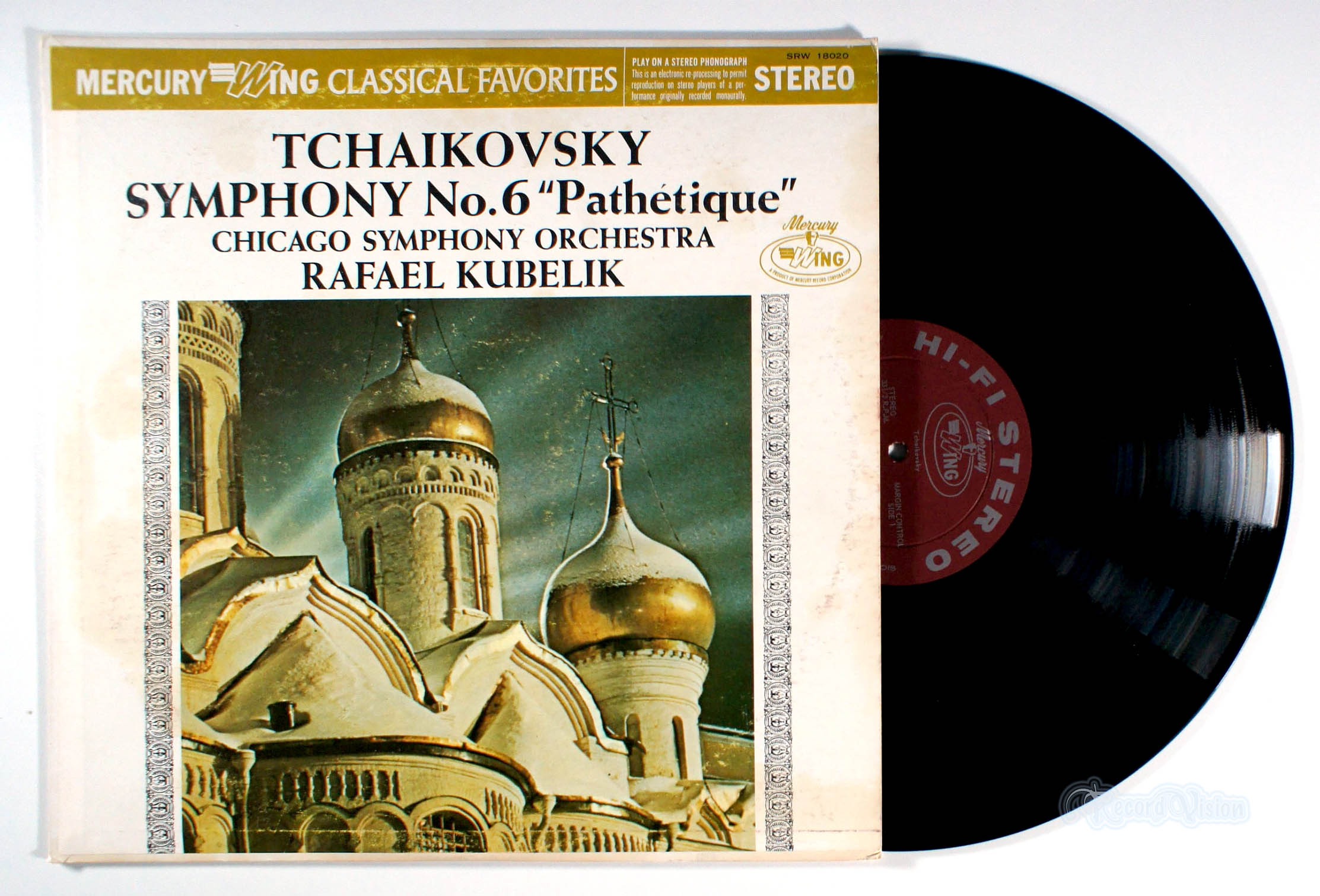Rafael Kubelik - Tchaikovsky: Symphony No. 6 Pathetique (front cover) Vinyl