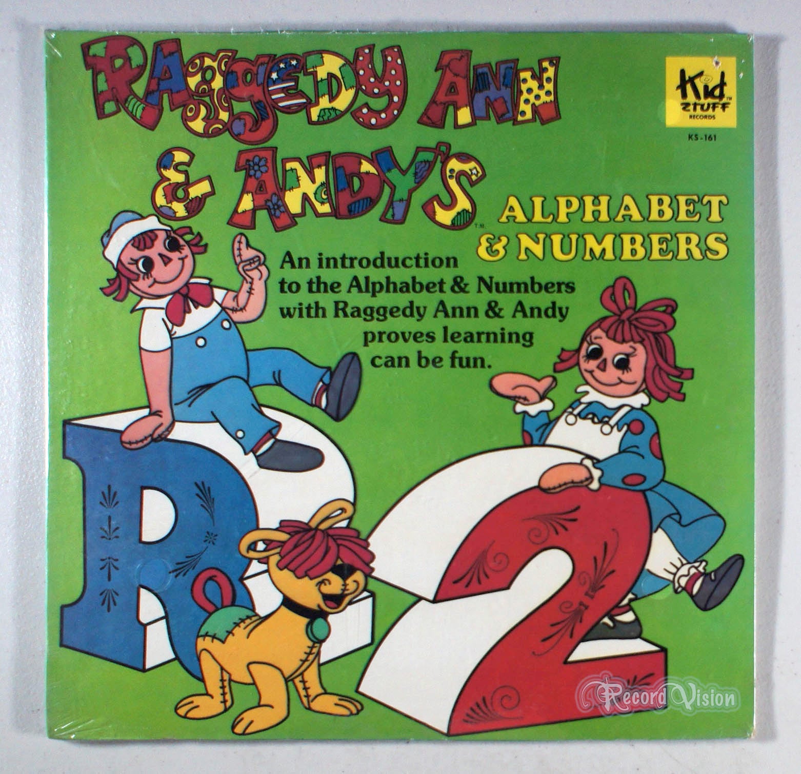 Raggedy Ann and Andy - Alphabet and Numbers (front cover) Vinyl