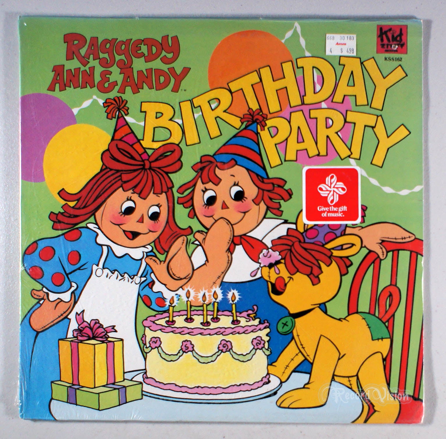 Raggedy Ann and Andy - Birthday Party (front cover) Vinyl