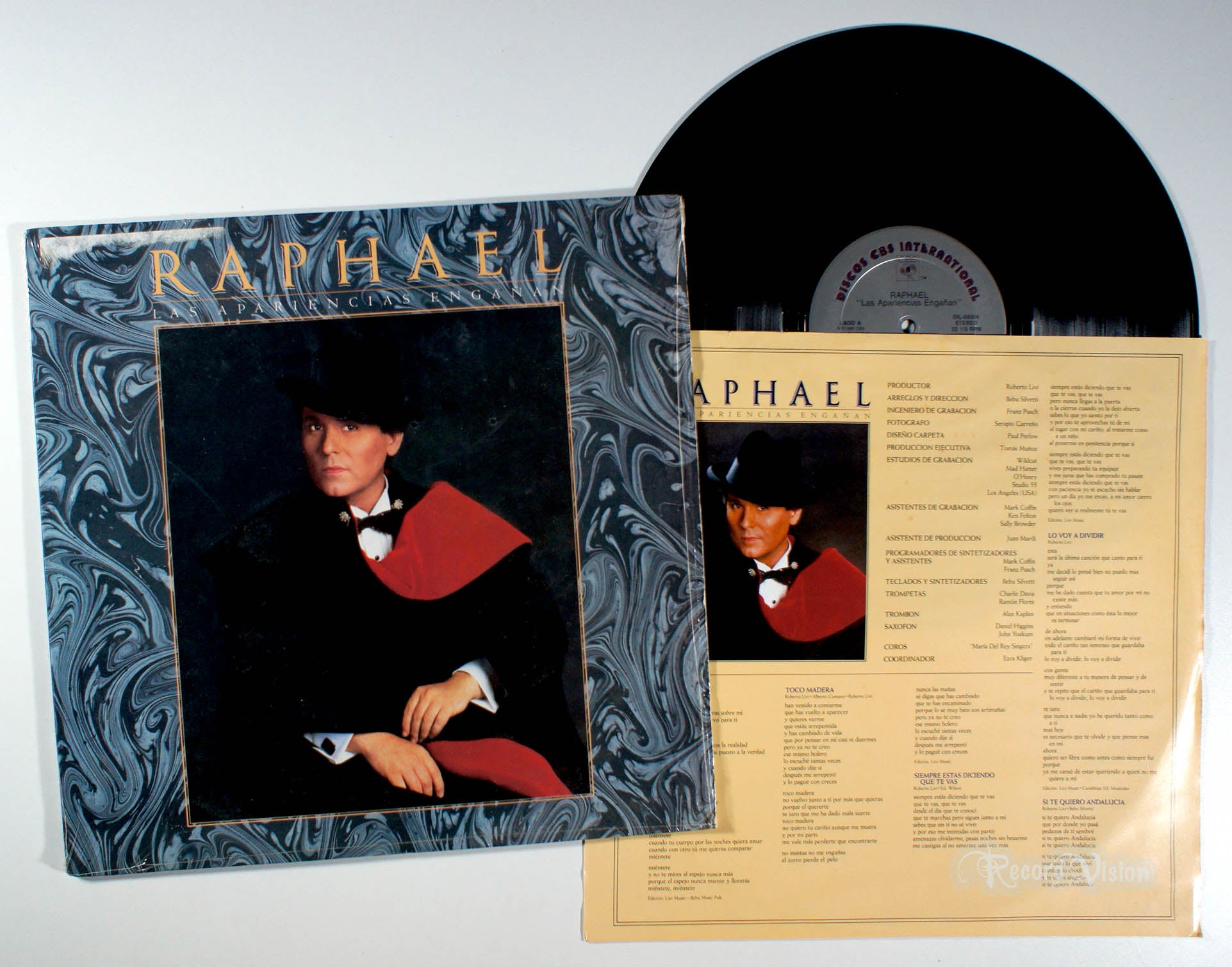 Raphael - Las Apariencias Enganan (front cover) Vinyl