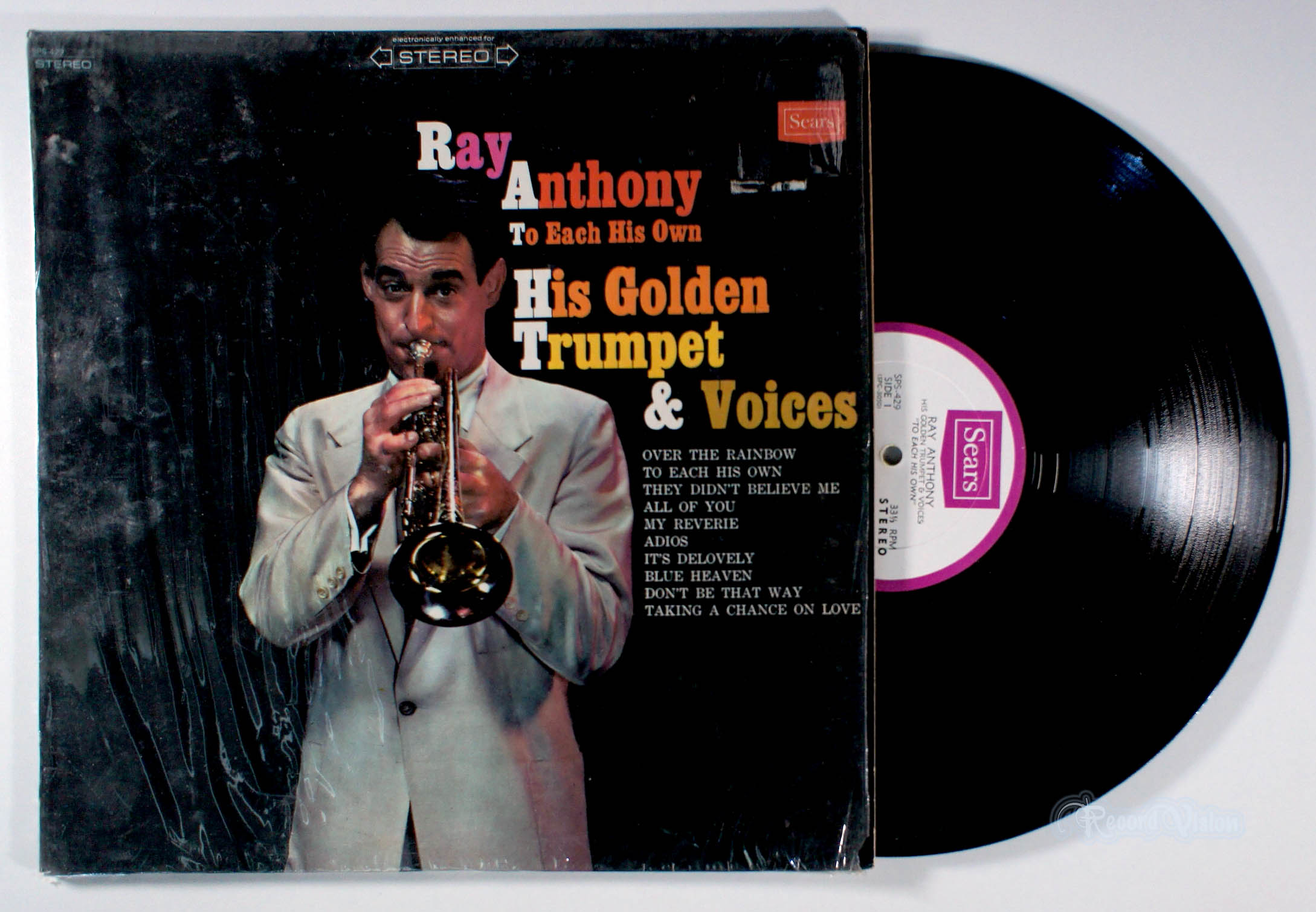 Ray Anthony - To Each His Own (front cover) Vinyl