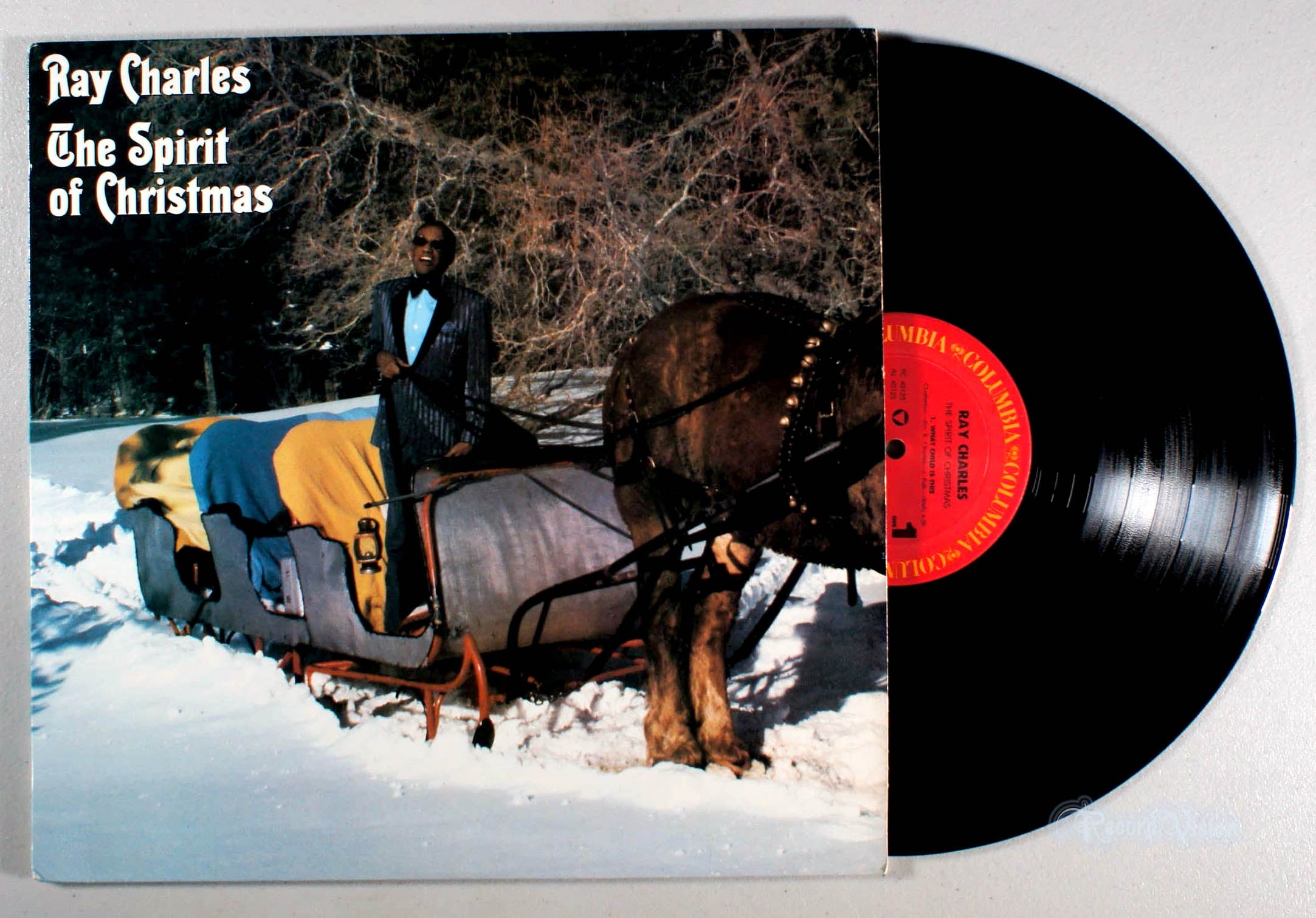 Ray Charles - The Spirit of Christmas (front cover) Vinyl