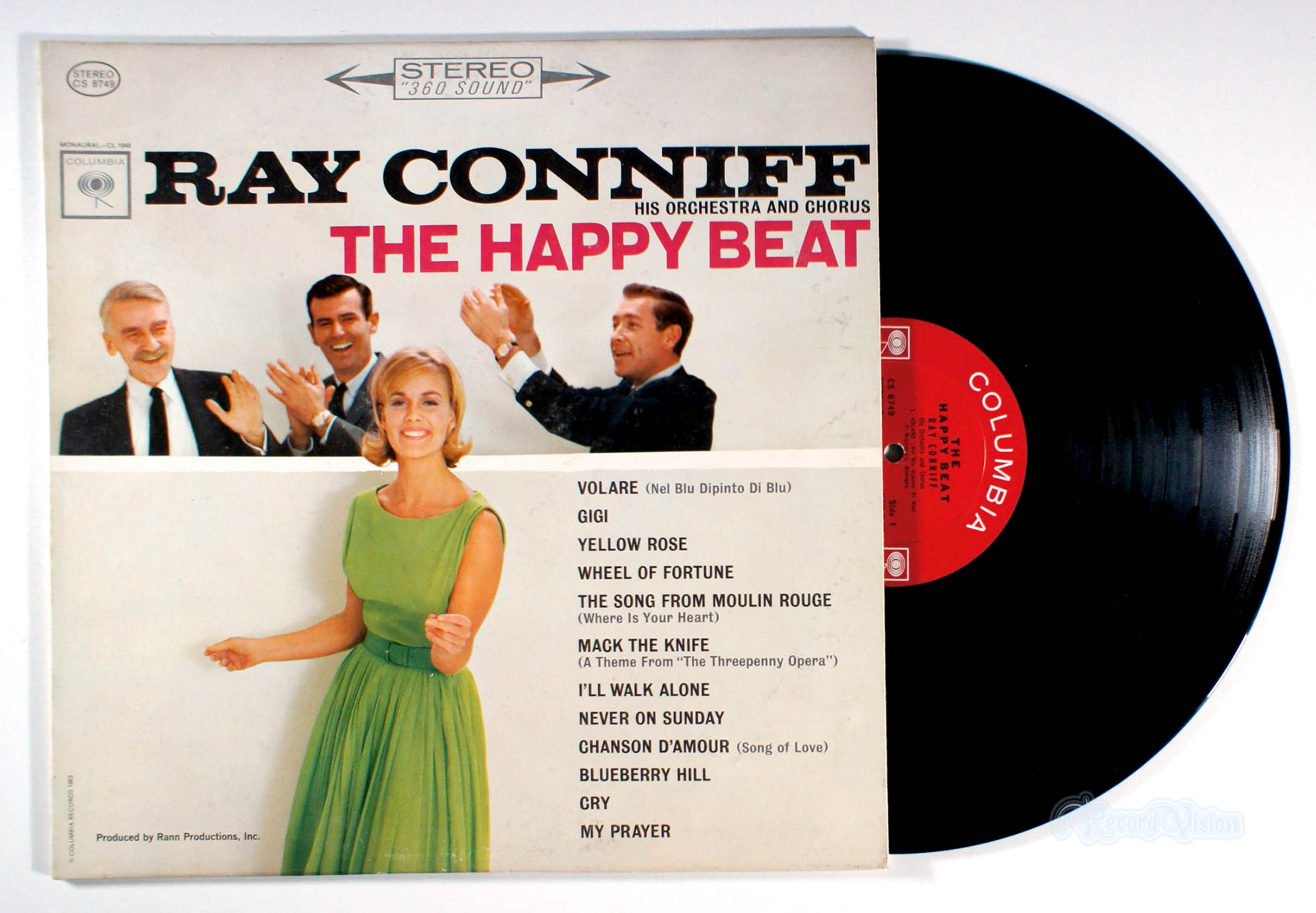 Ray Conniff - The Happy Beat (front cover) Vinyl