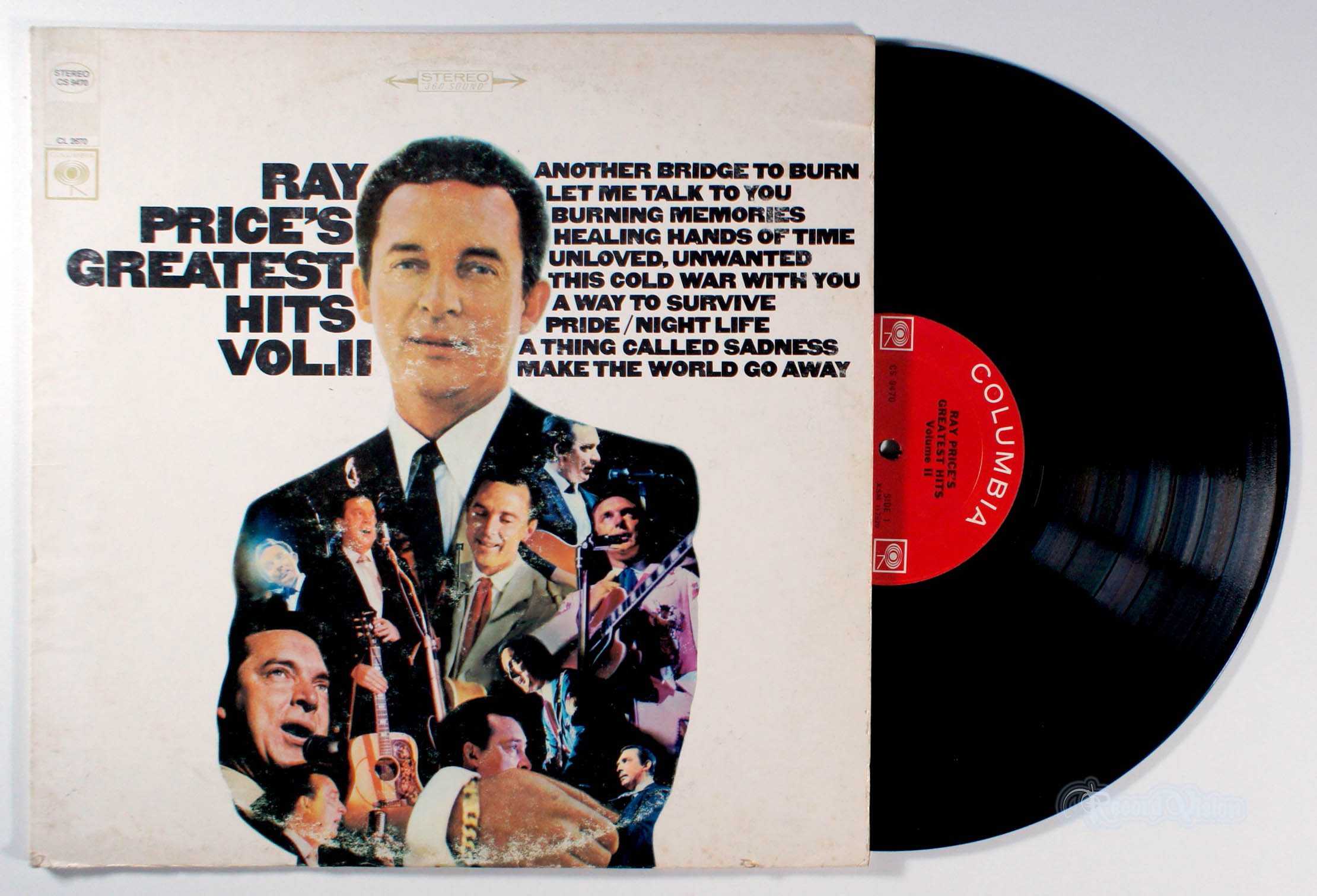 Ray Price - Greatest Hits Volume II (front cover) Vinyl