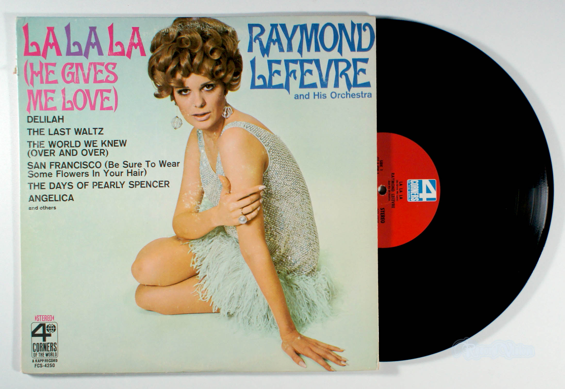 Raymond Lefevre - La La La (He Gives Me Love) (front cover) Vinyl
