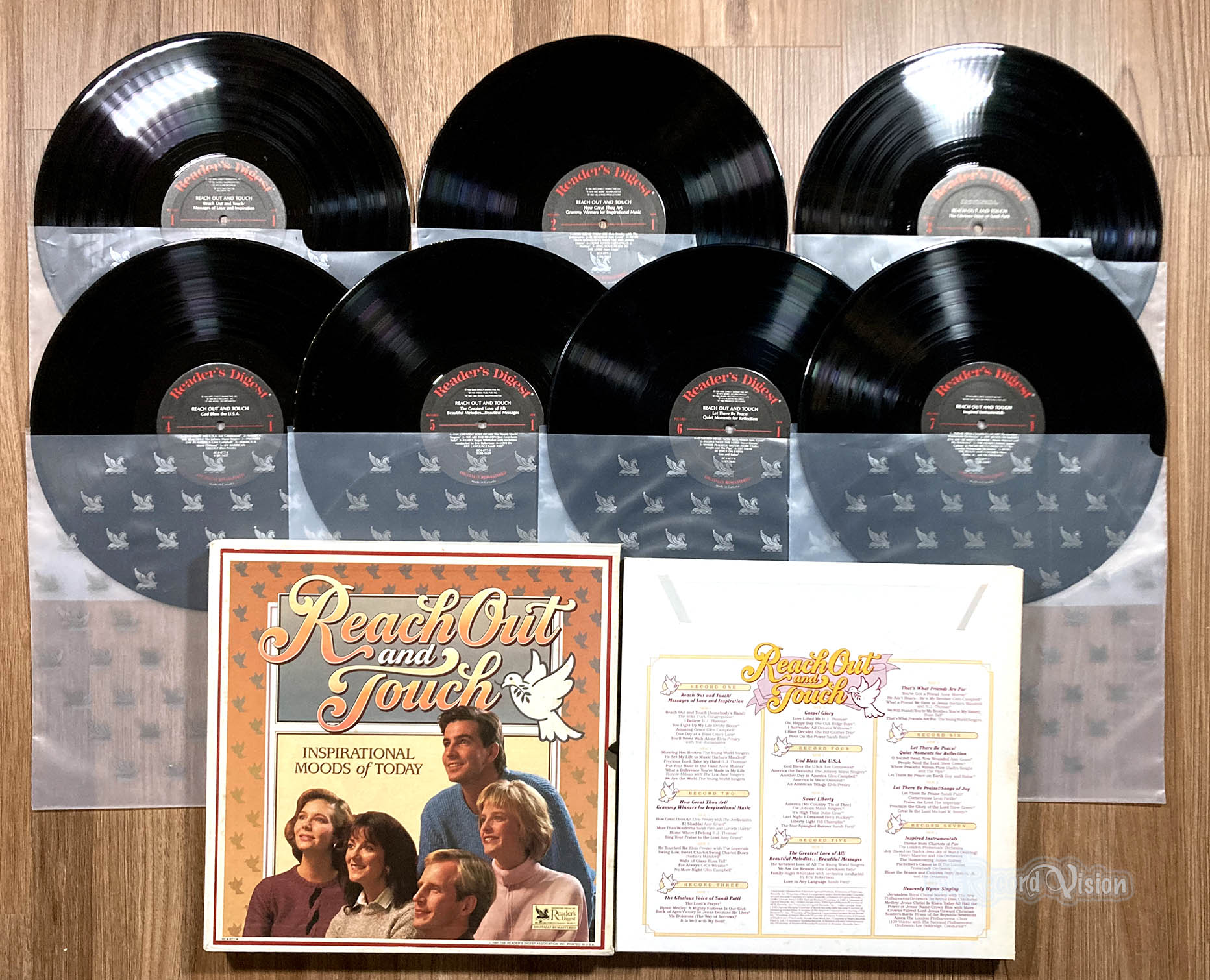 Reader's Digest - Reach Out And Touch (Inspirational Moods Of Today) (front cover) Vinyl