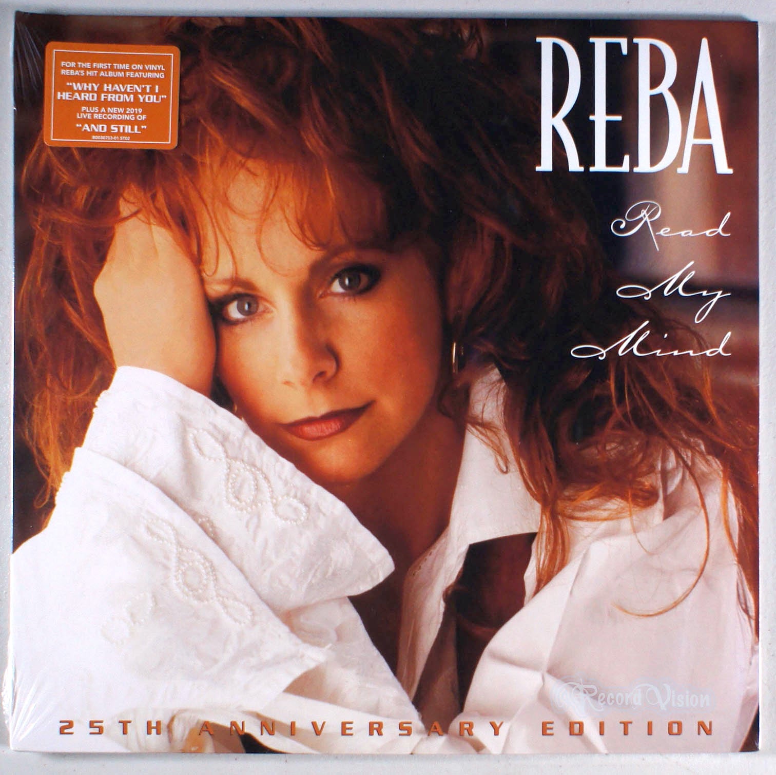 Reba McEntire - Read My Mind (front cover) Vinyl