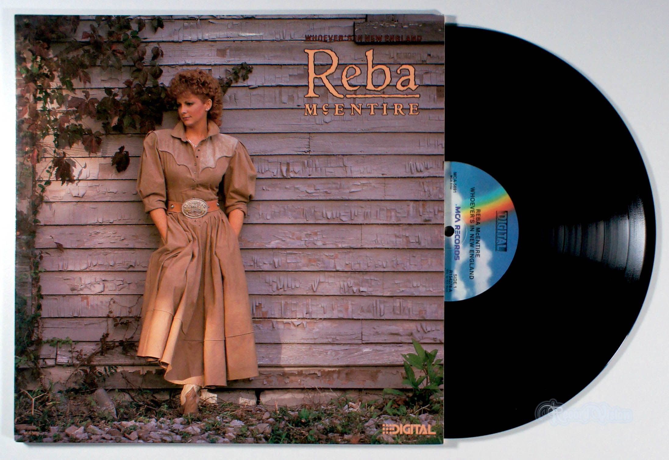 Reba McEntire - Whoever's in New England (front cover) Vinyl