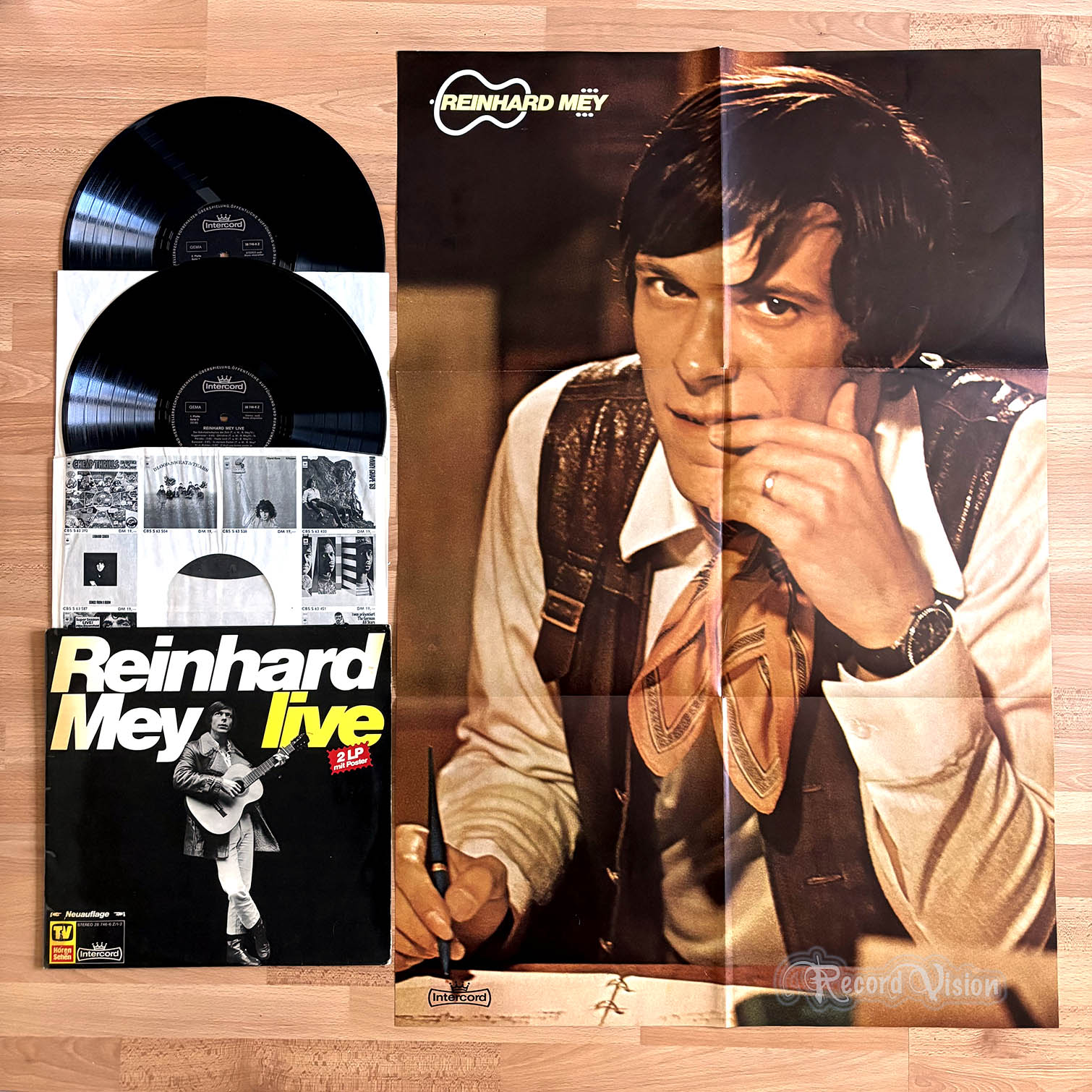 Reinhard Mey - Live (front cover) Vinyl