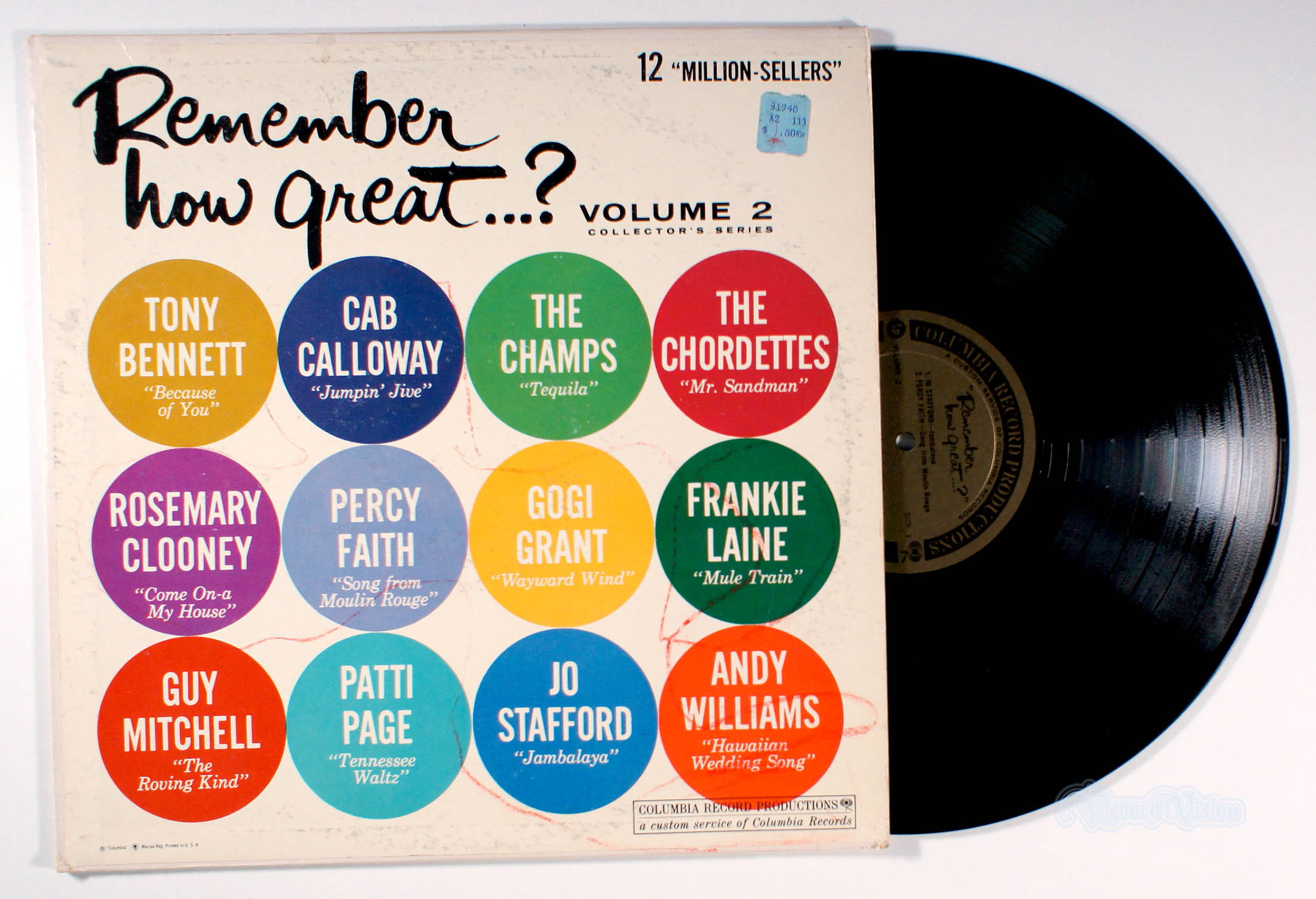 Remember How Great? Volume 2 (front cover) Vinyl