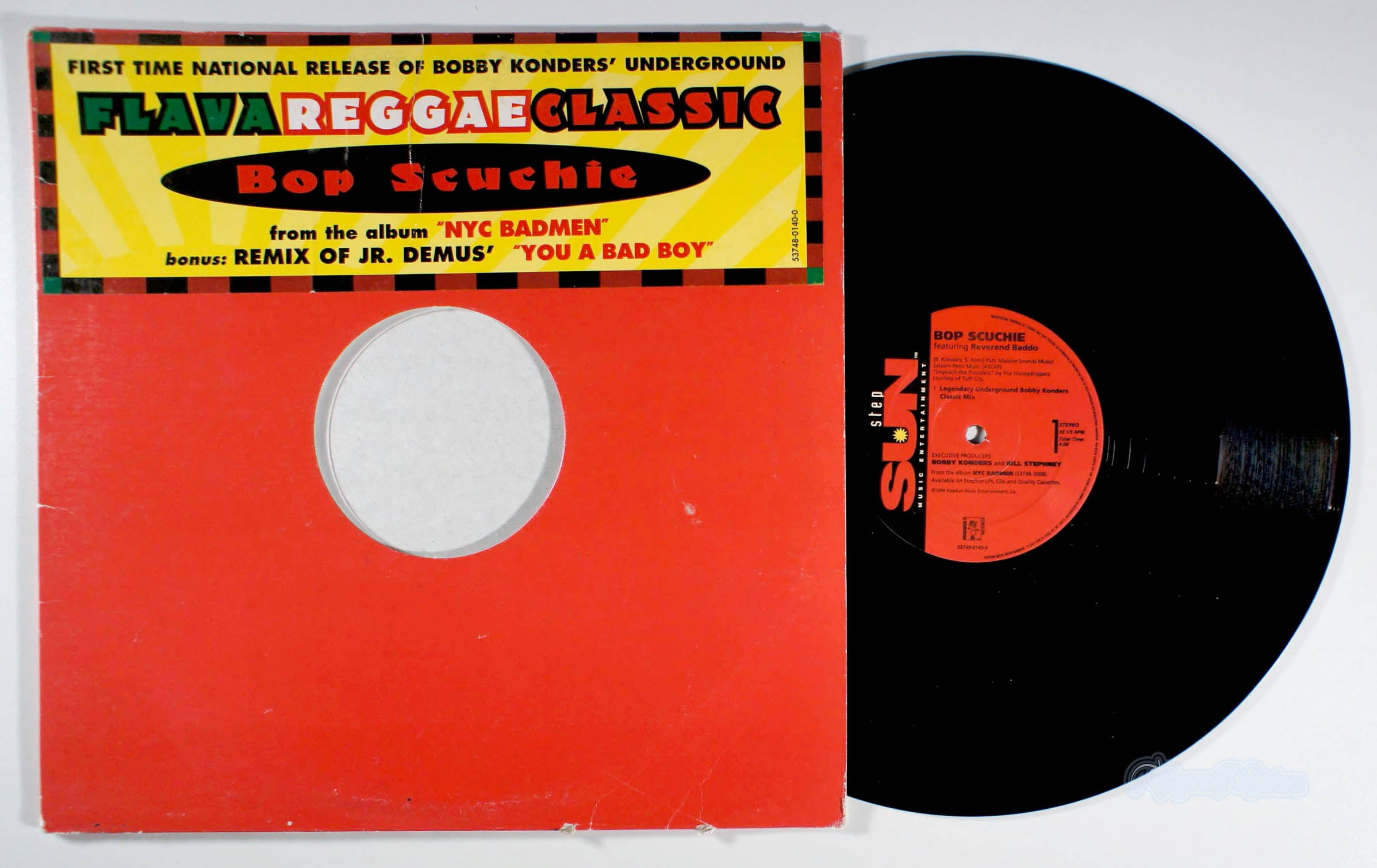 Reverend Baddo - Bop Scuchie (front cover) Vinyl