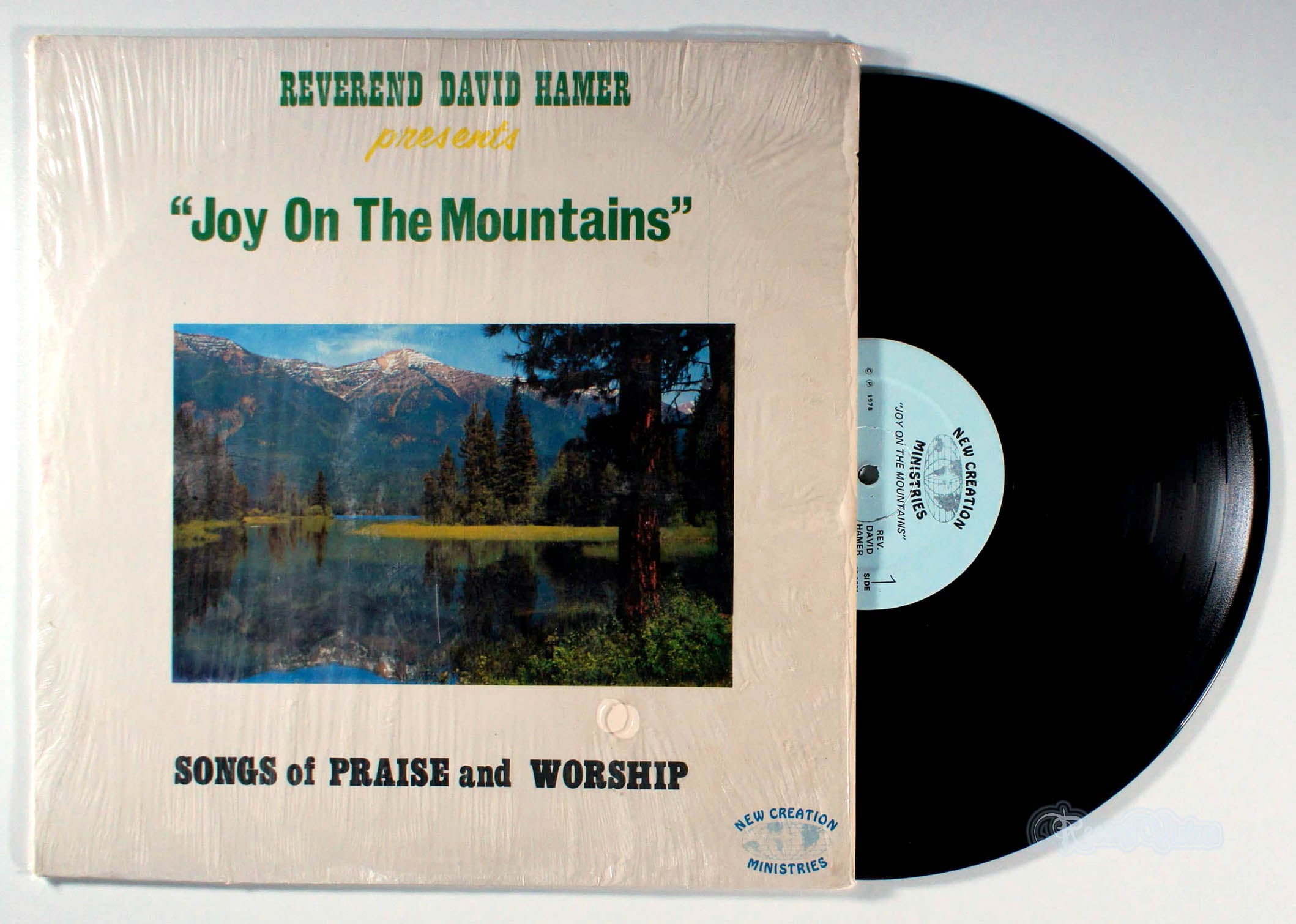Reverend David Hamer - Joy on the Mountain (front cover) Vinyl