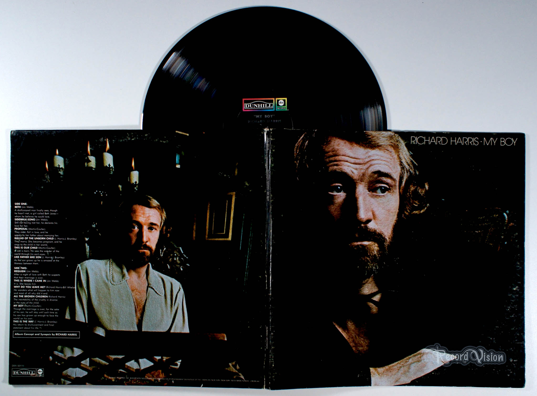 Richard Harris - My Boy (front cover) Vinyl