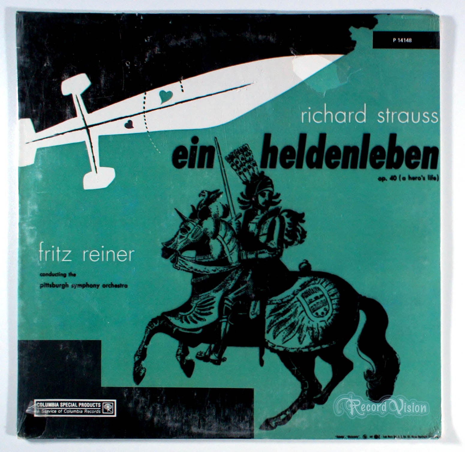 Fritz Reiner - Richard Strauss: Ein Heldenleben (front cover) Vinyl