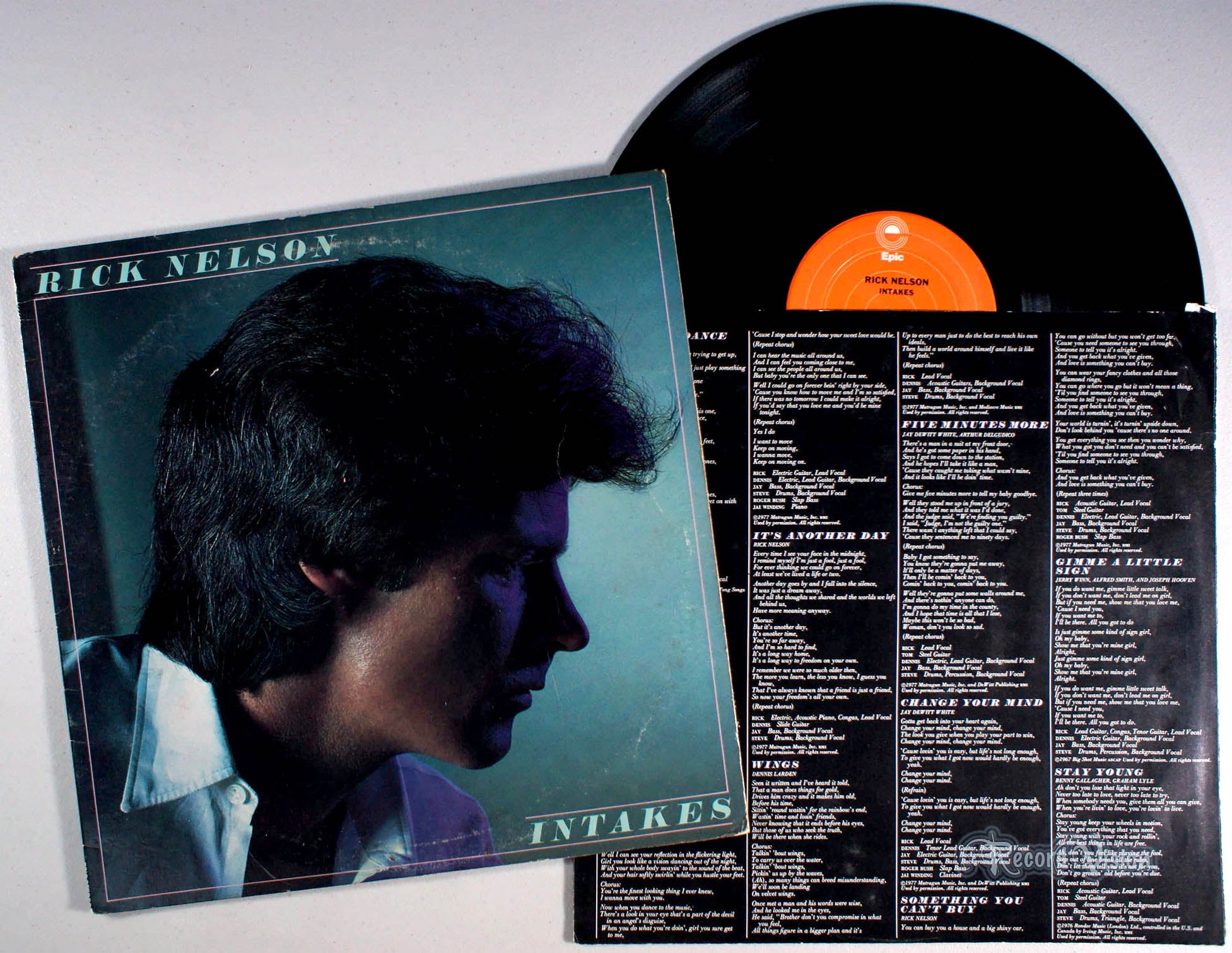 Ricky Nelson - Intakes (front cover) Vinyl