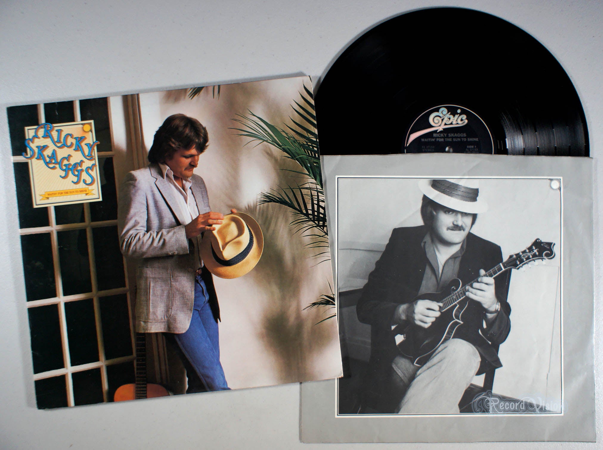 Ricky Skaggs - Waitin' for the Sun to Shine (front cover) Vinyl