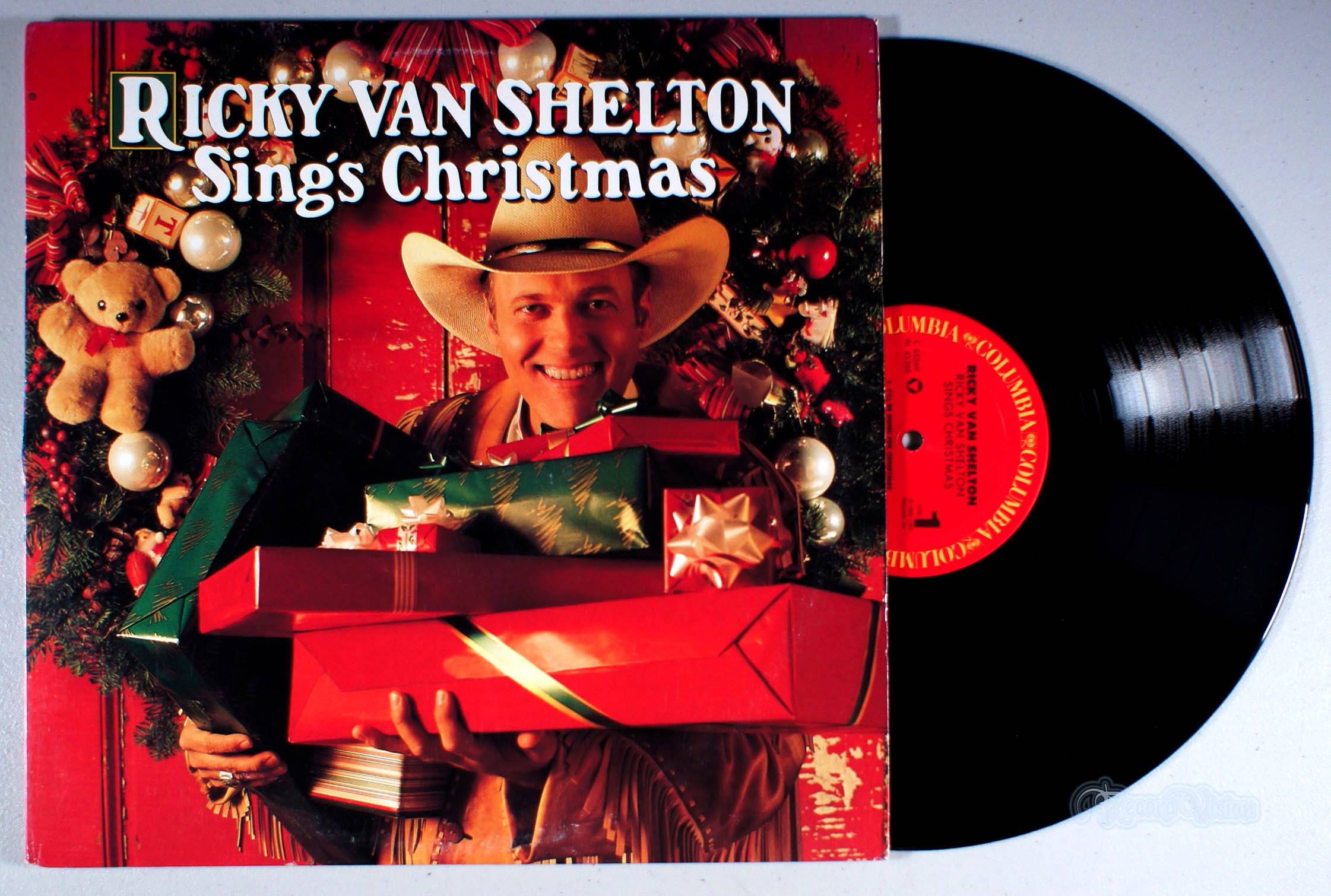 Ricky Van Shelton - Sings Christmas (front cover) Vinyl