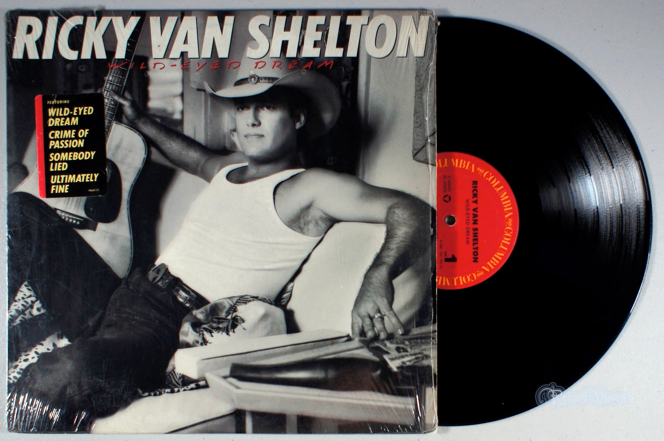 Ricky Van Shelton - Wild-Eyed Dream (front cover) Vinyl