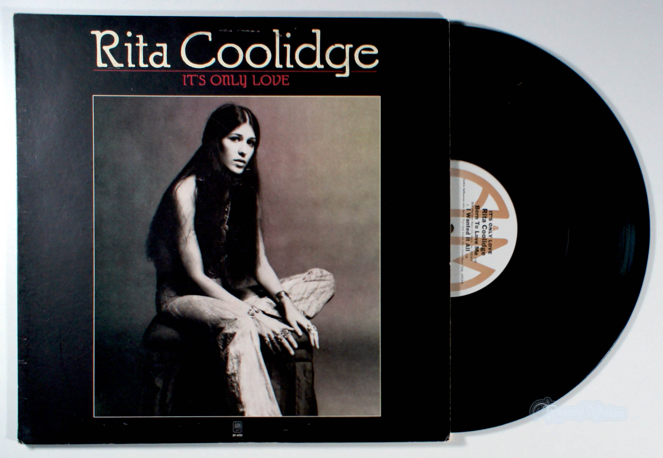 Rita Coolidge - It's Only Love (front cover) Vinyl