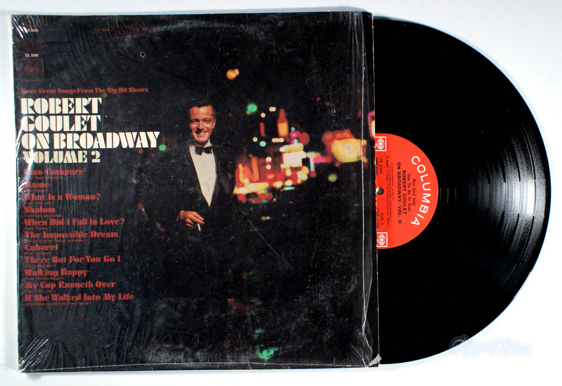 Robert Goulet - On Broadway: Volume 2 (front cover) Vinyl