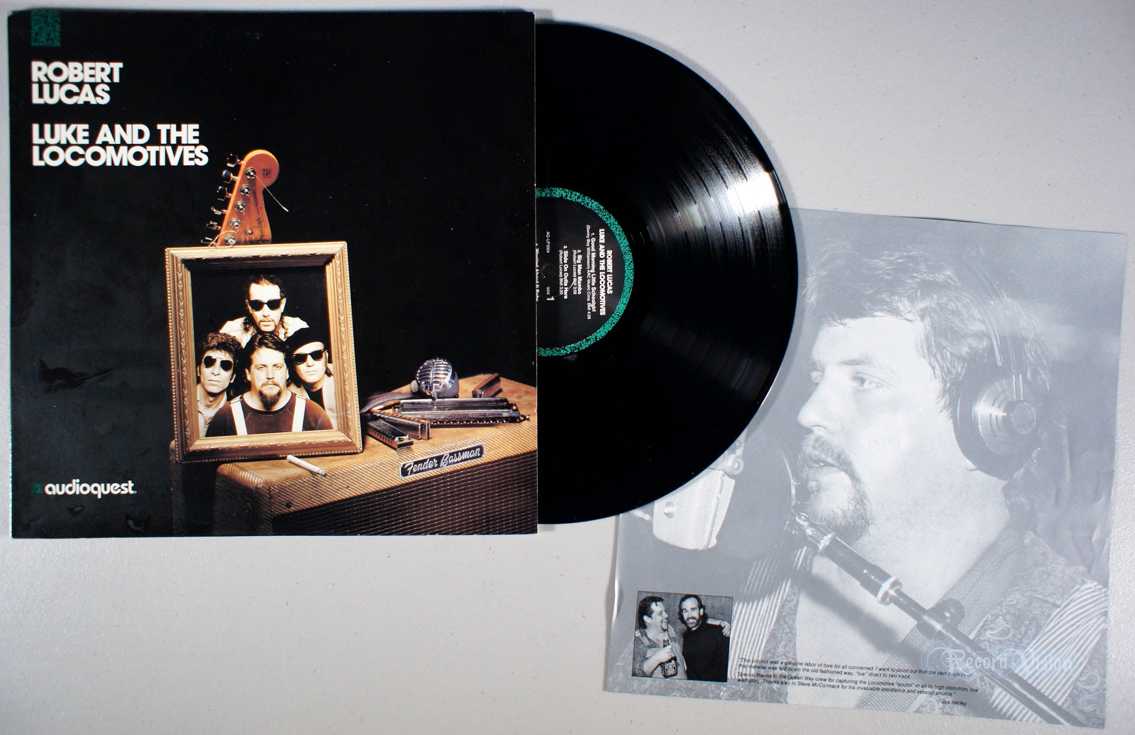 Robert Lucas - Luke and the Locomotives (front cover) Vinyl
