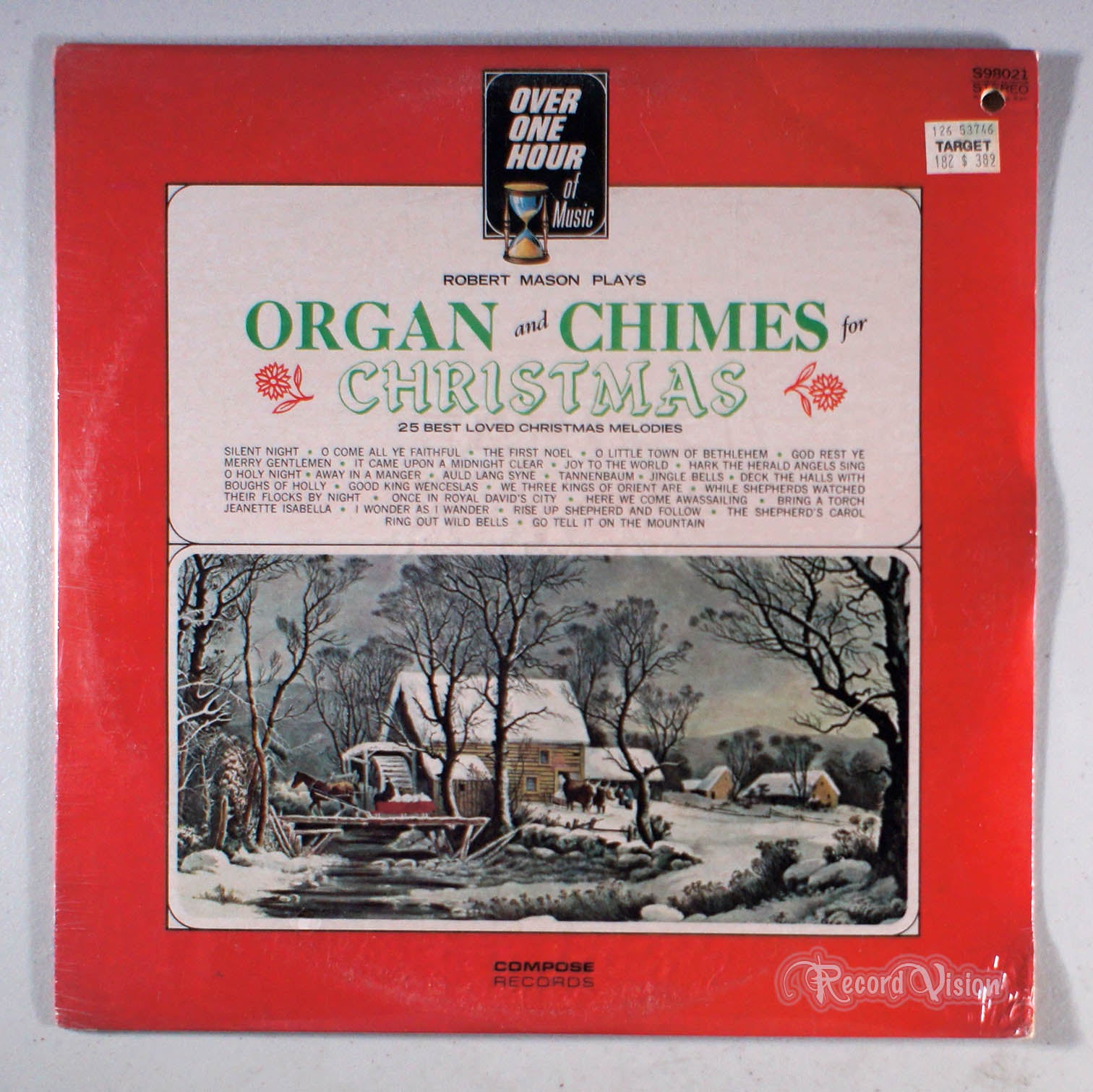 Robert Mason - Organ and Chimes For Christmas (front cover) Vinyl