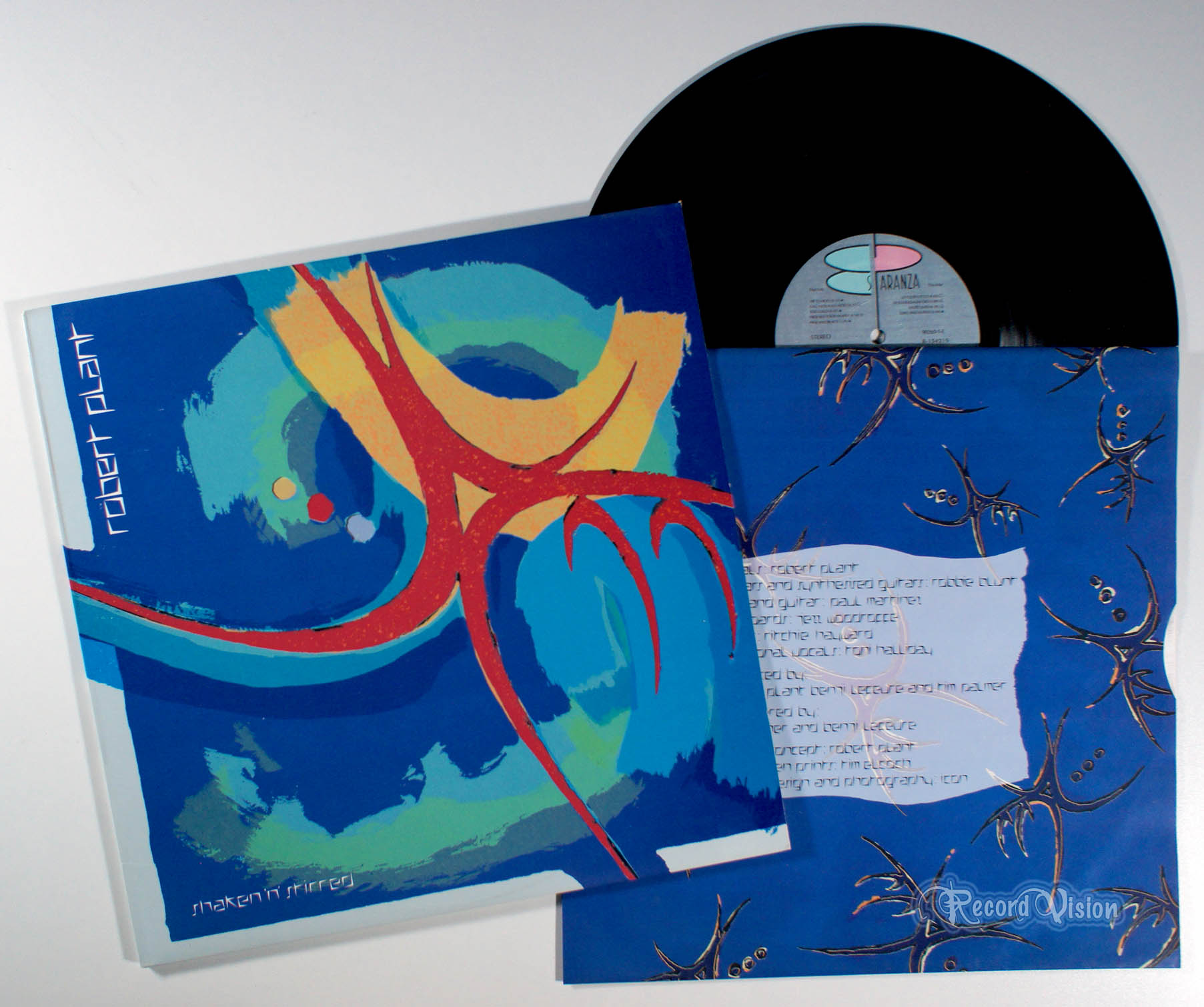 Robert Plant - Shaken 'N Stirred (front cover) Vinyl