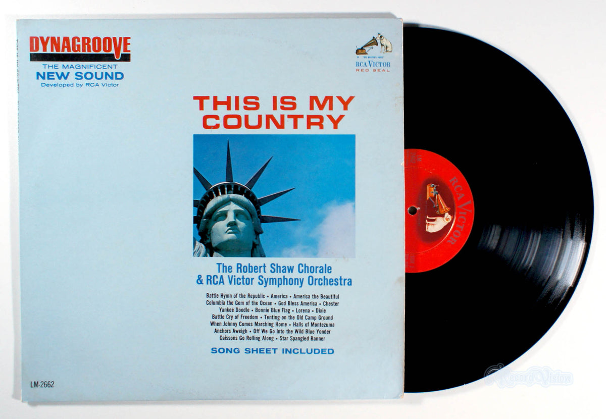Robert Shaw - This Is My Country (front cover) Vinyl