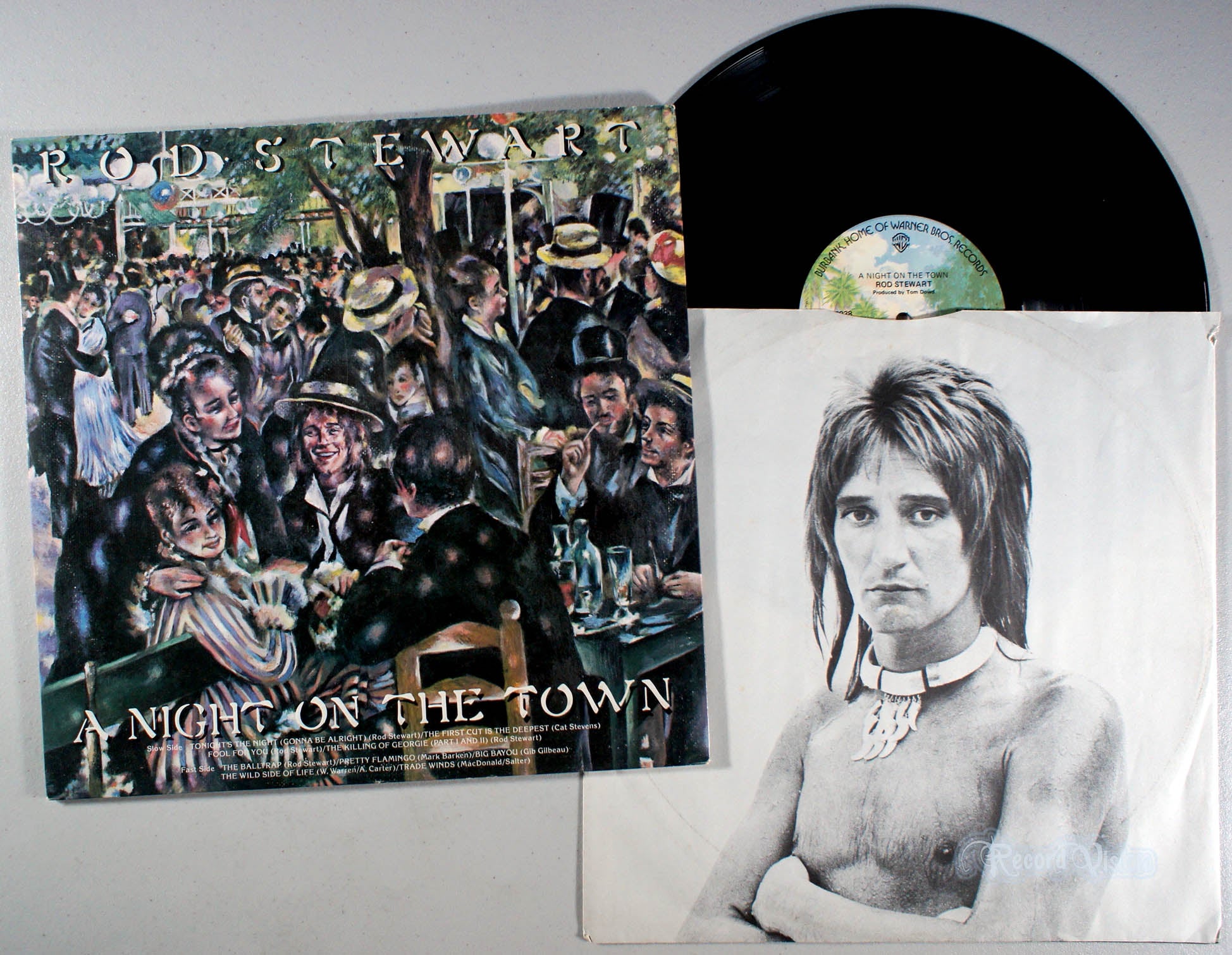 Rod Stewart - A Night on the Town (front cover) Vinyl