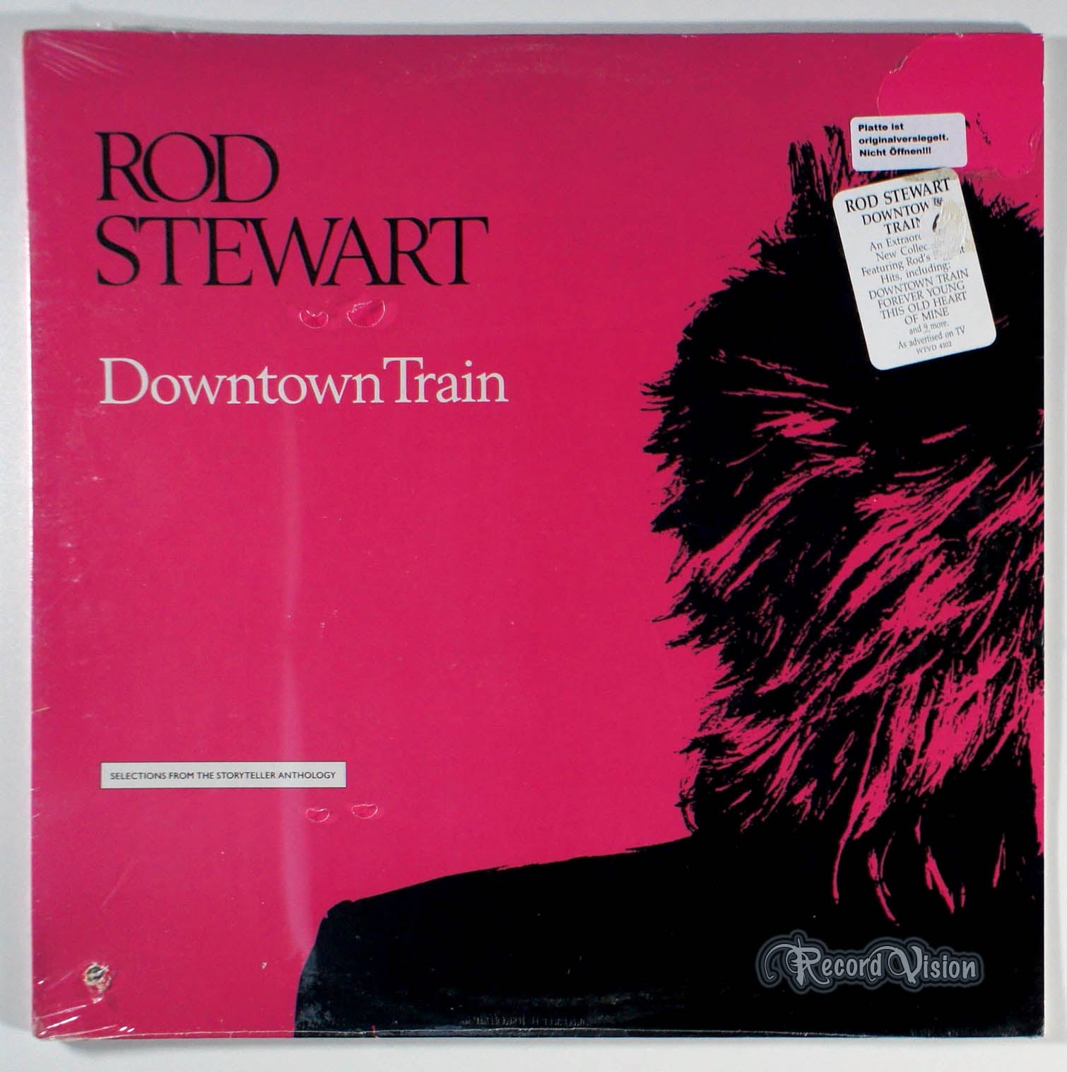 Rod Stewart - Downtown Train: The Storyteller Anthology (front cover) Vinyl