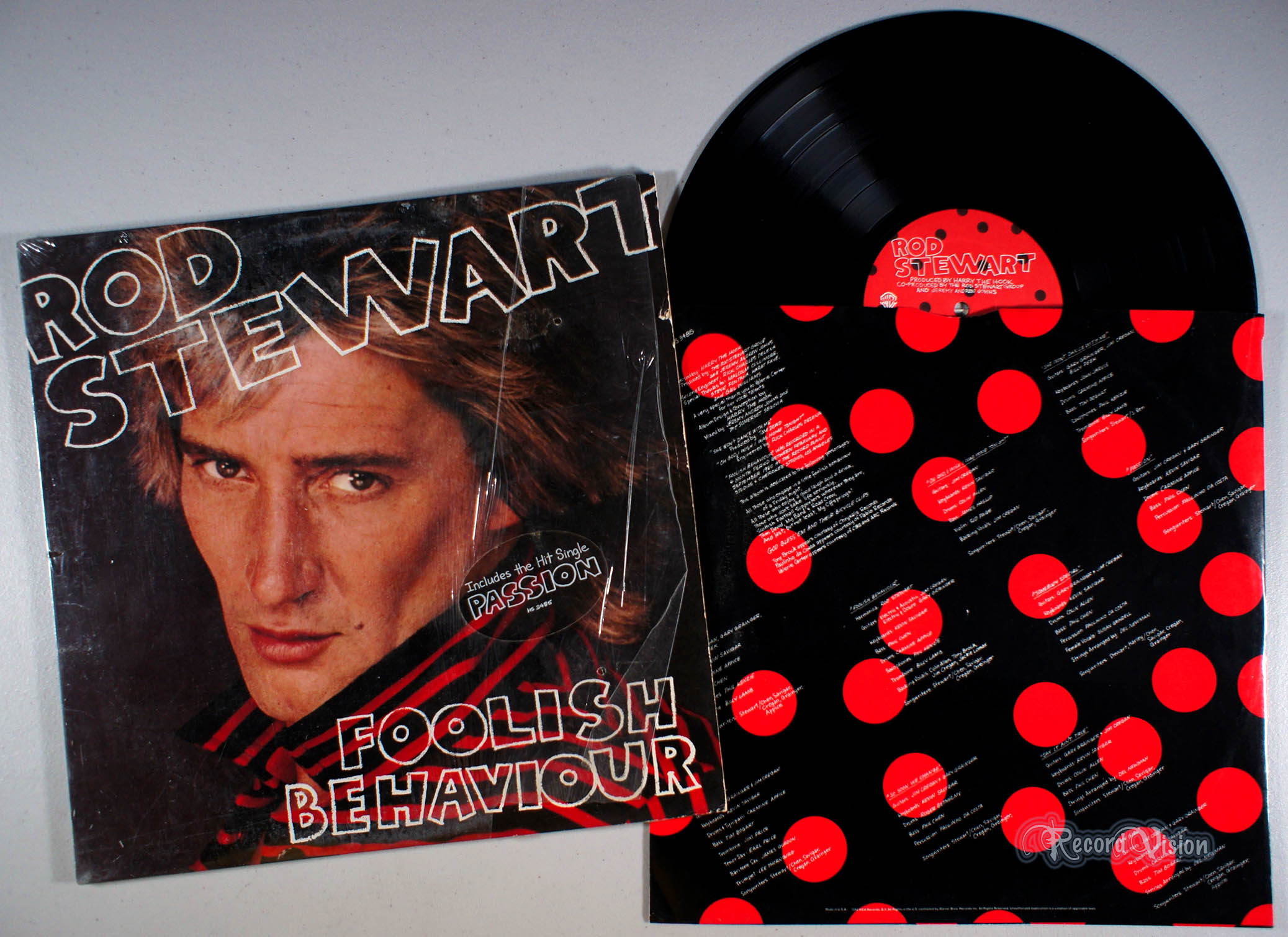 Rod Stewart - Foolish Behaviour (front cover) Vinyl