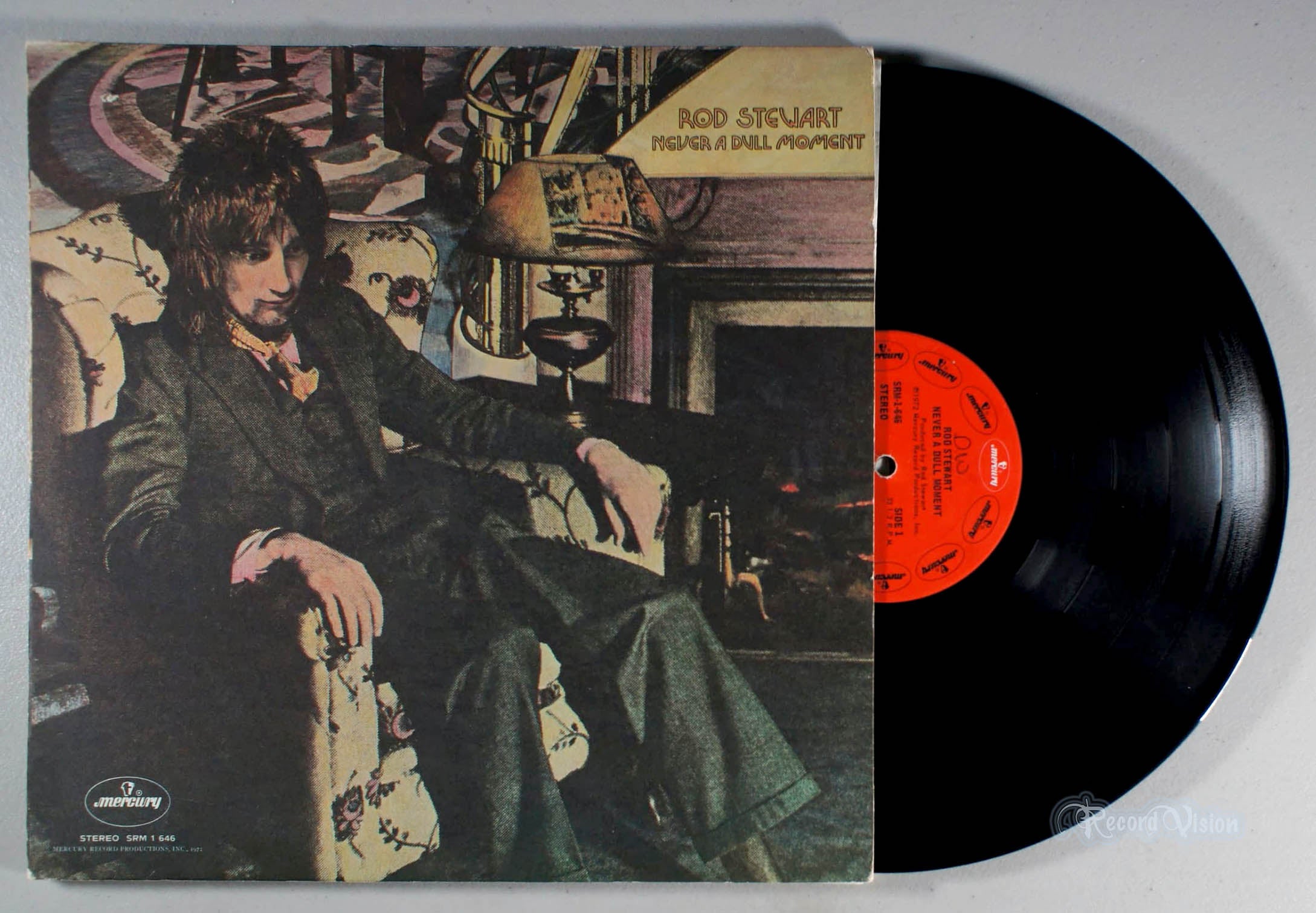 Rod Stewart - Never a Dull Moment (front cover) Vinyl