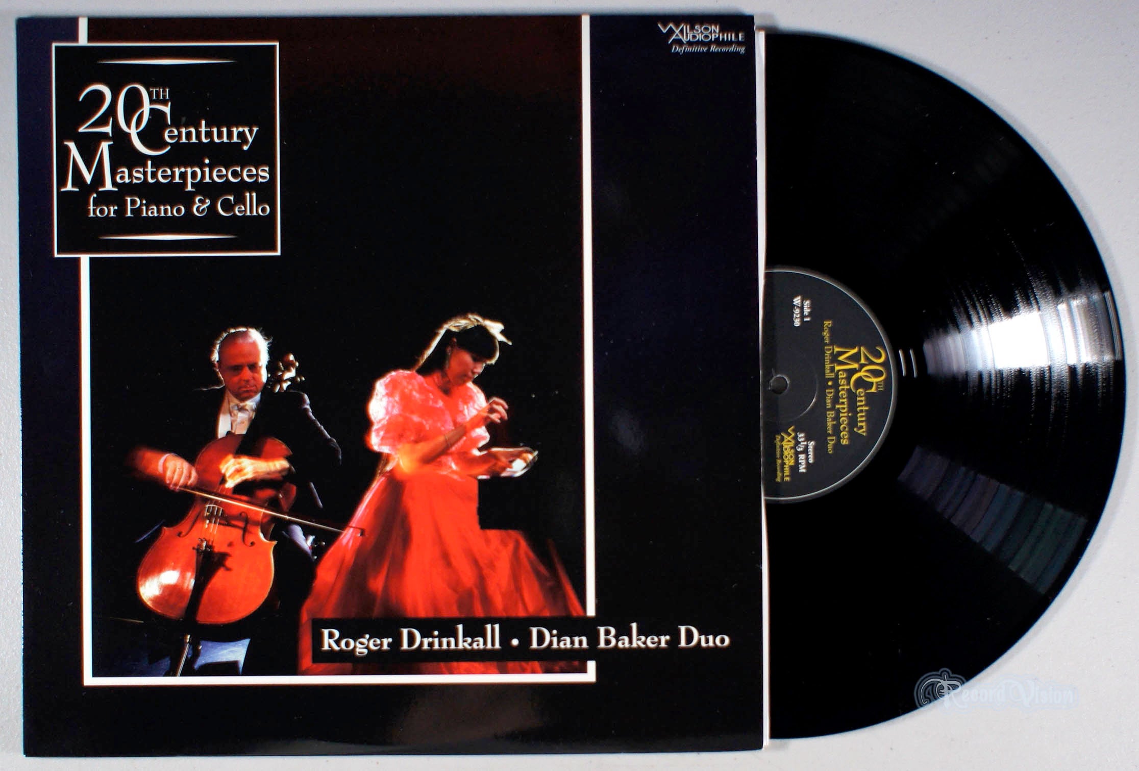 Roger Drinkall - 20th Century Masterpieces and Cello (front cover) Vinyl