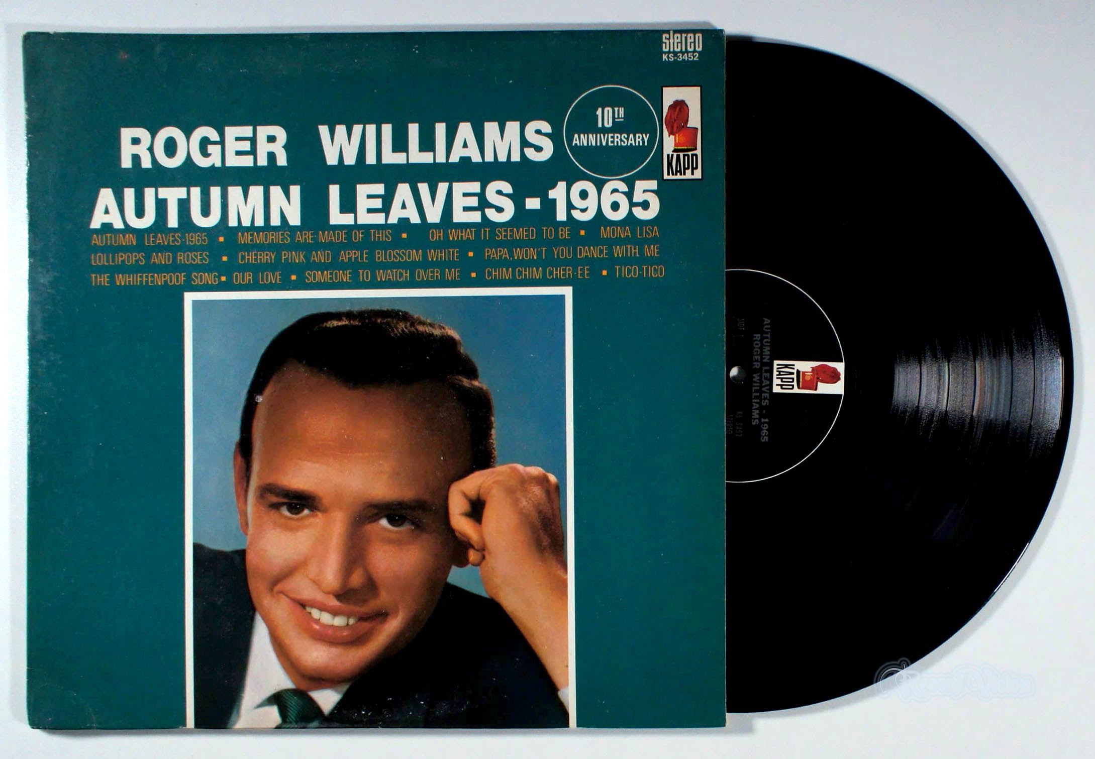 Roger Williams - Autumn Leaves (front cover) Vinyl