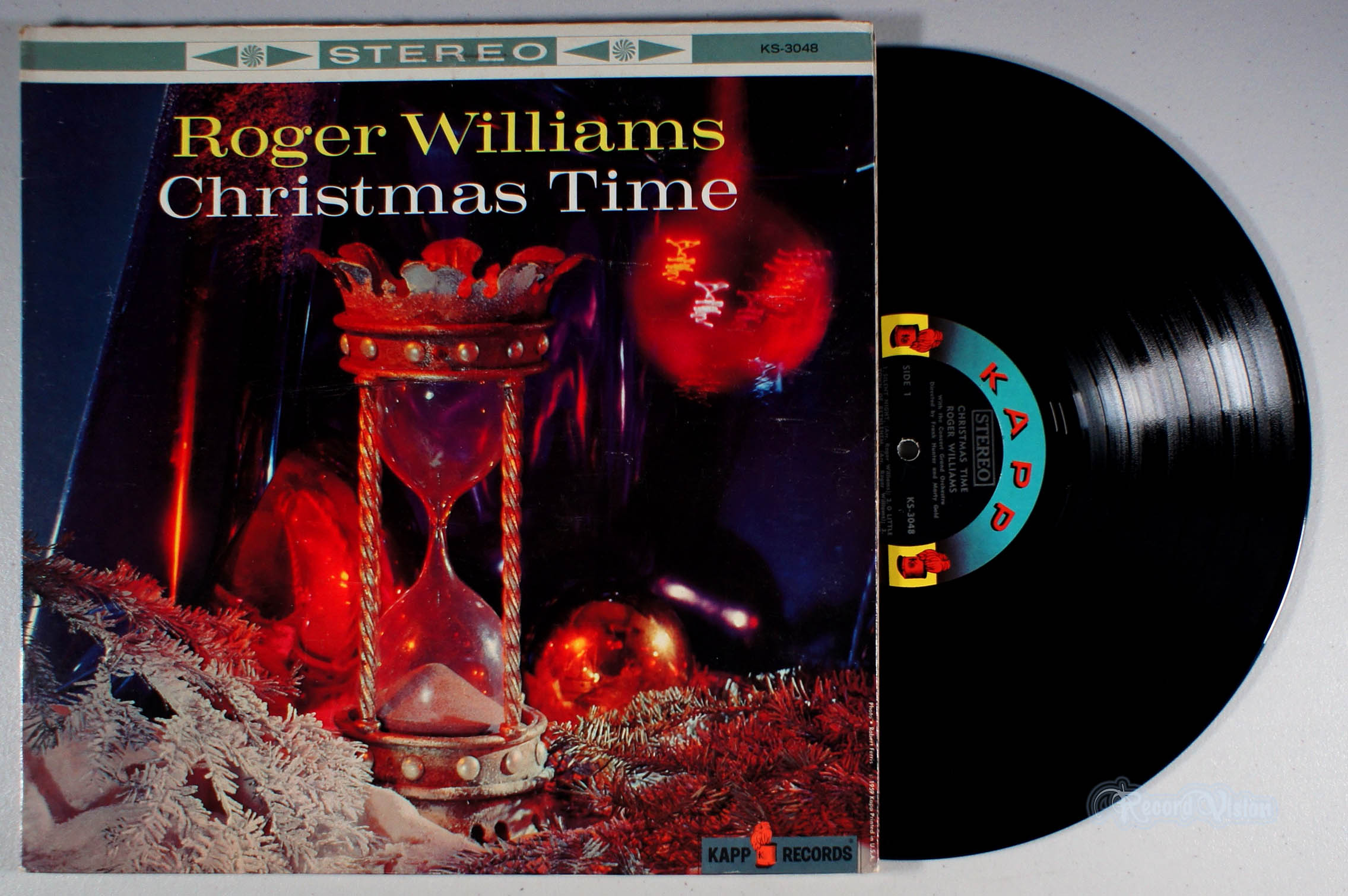 Roger Williams - Christmas Time (front cover) Vinyl