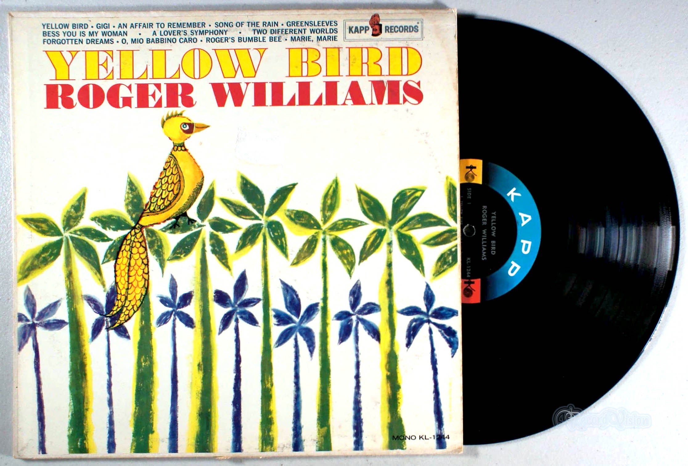 Roger Williams - Yellow Bird (front cover) Vinyl