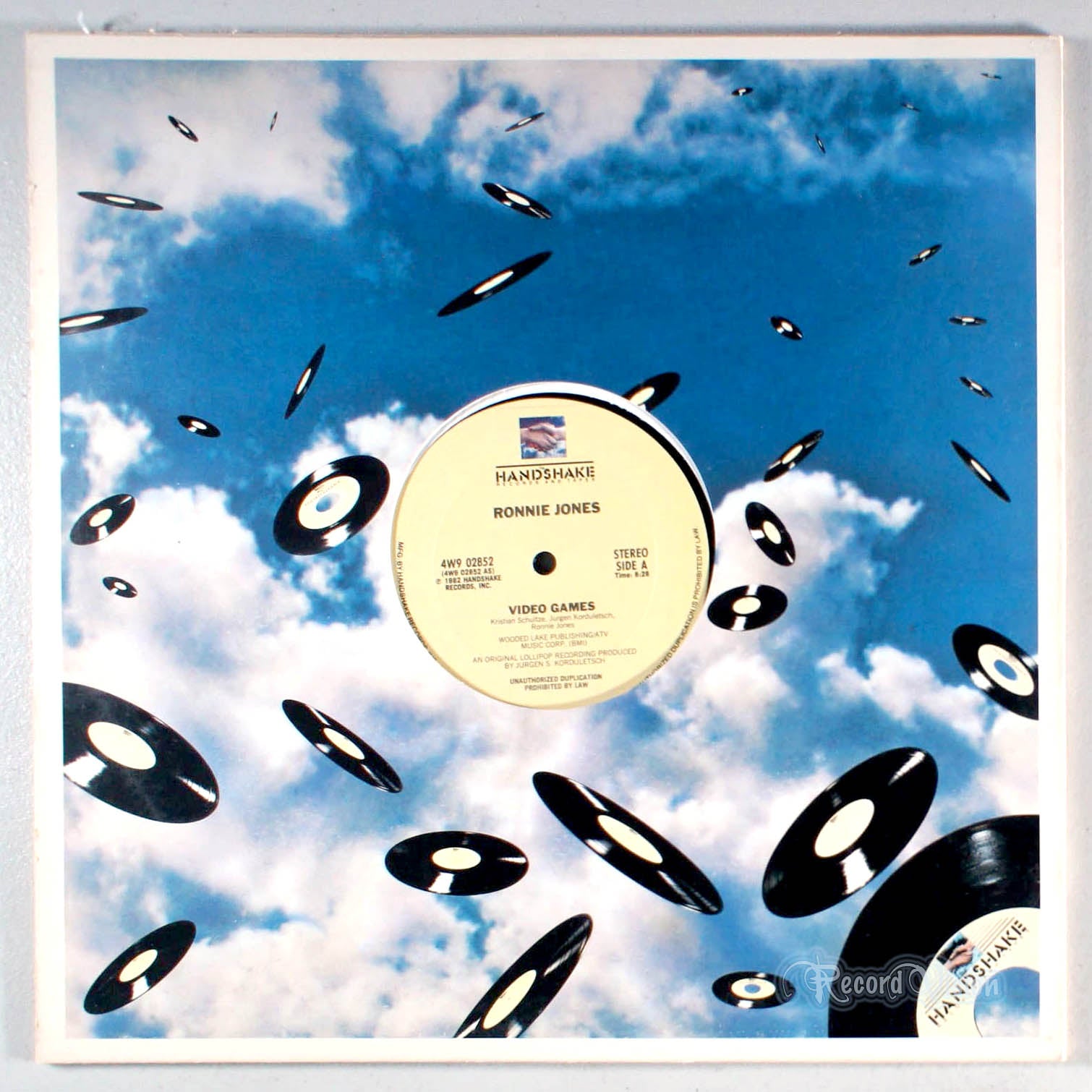 Ronnie Jones - Video Games (front cover) Vinyl