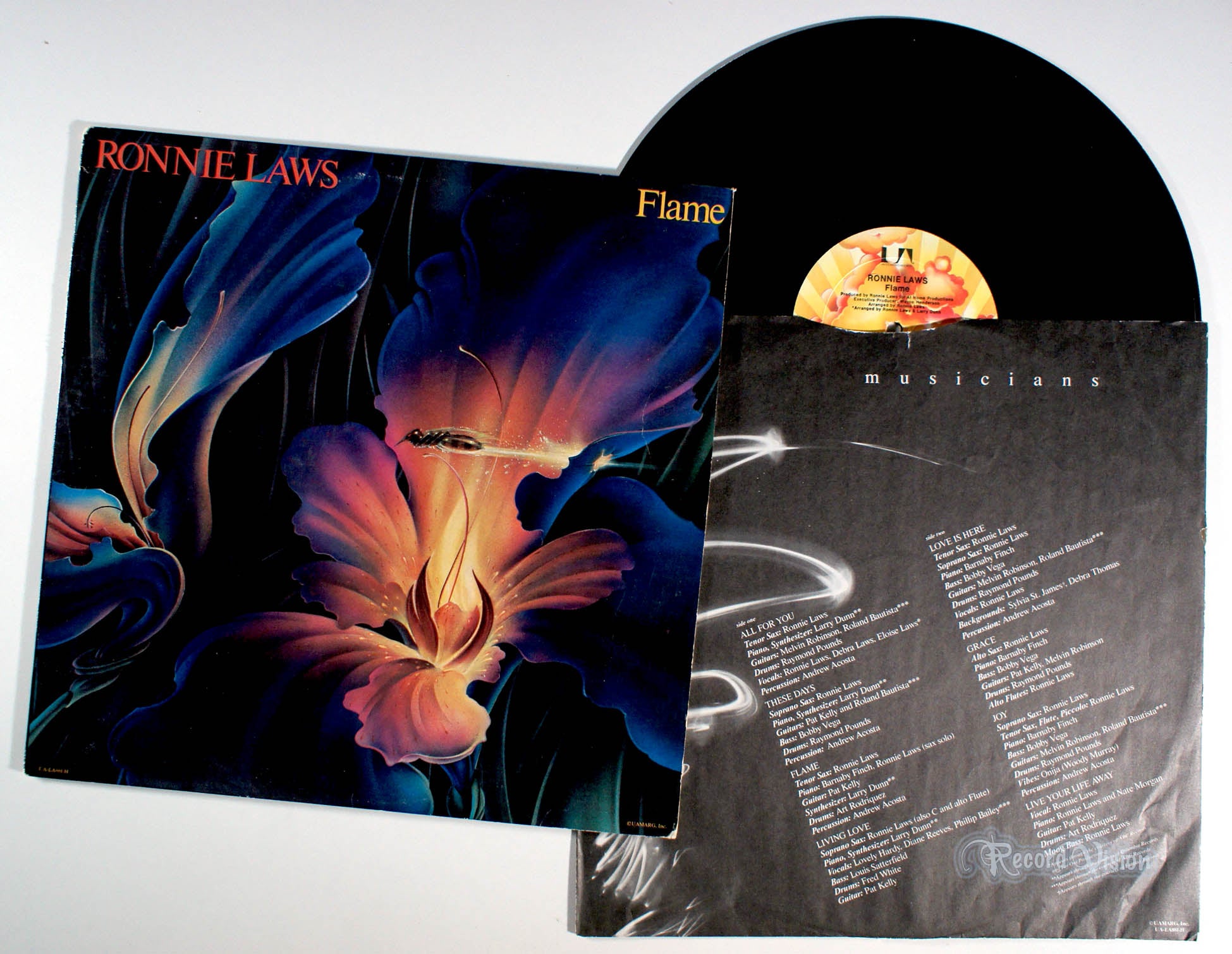 Ronnie Laws - Flame (front cover) Vinyl