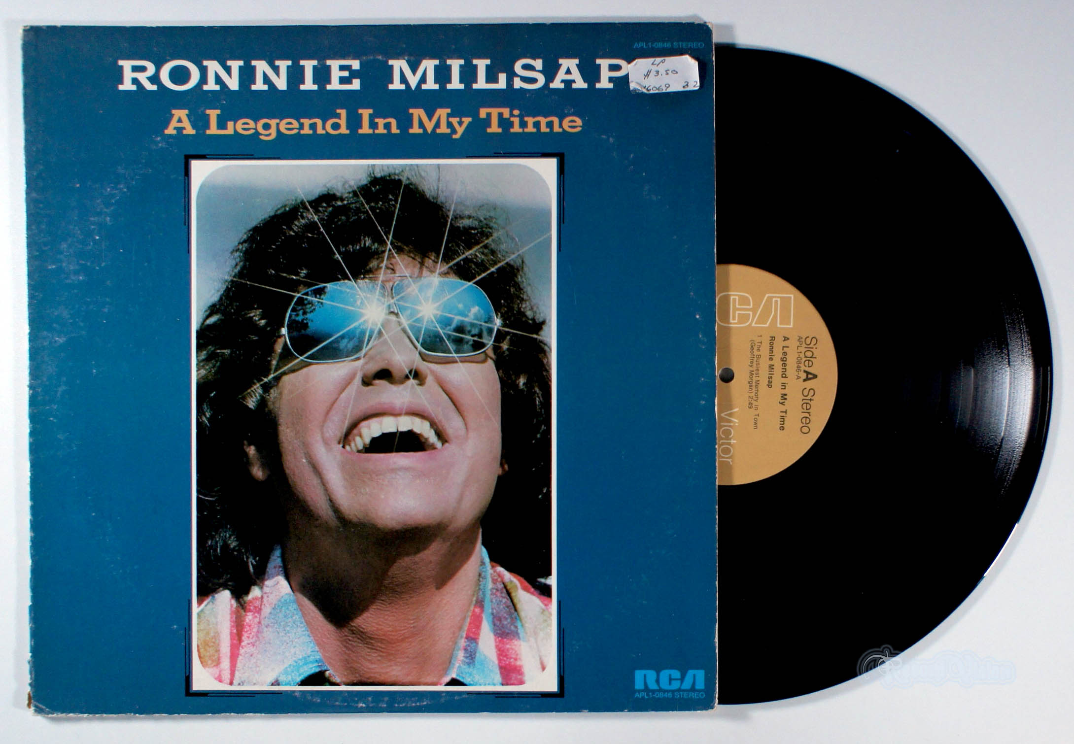 Ronnie Milsap - A Legend in My Time (front cover) Vinyl