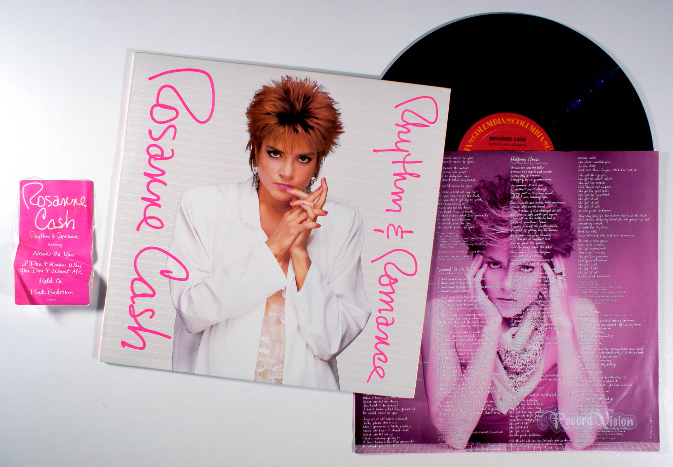 Rosanne Cash - Rhythm and Romance (front cover) Vinyl