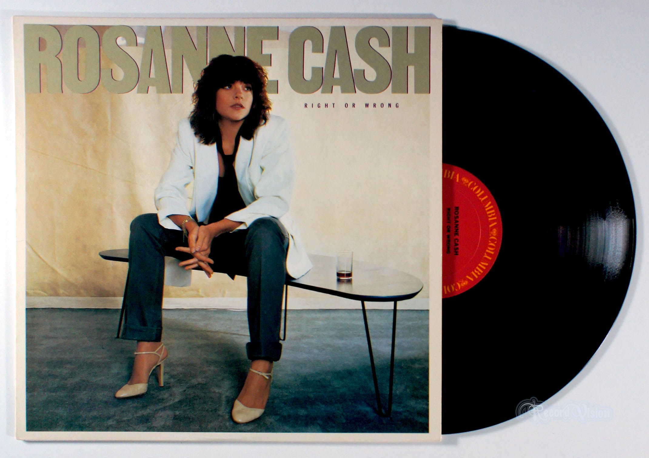 Rosanne Cash - Right or Wrong (front cover) Vinyl