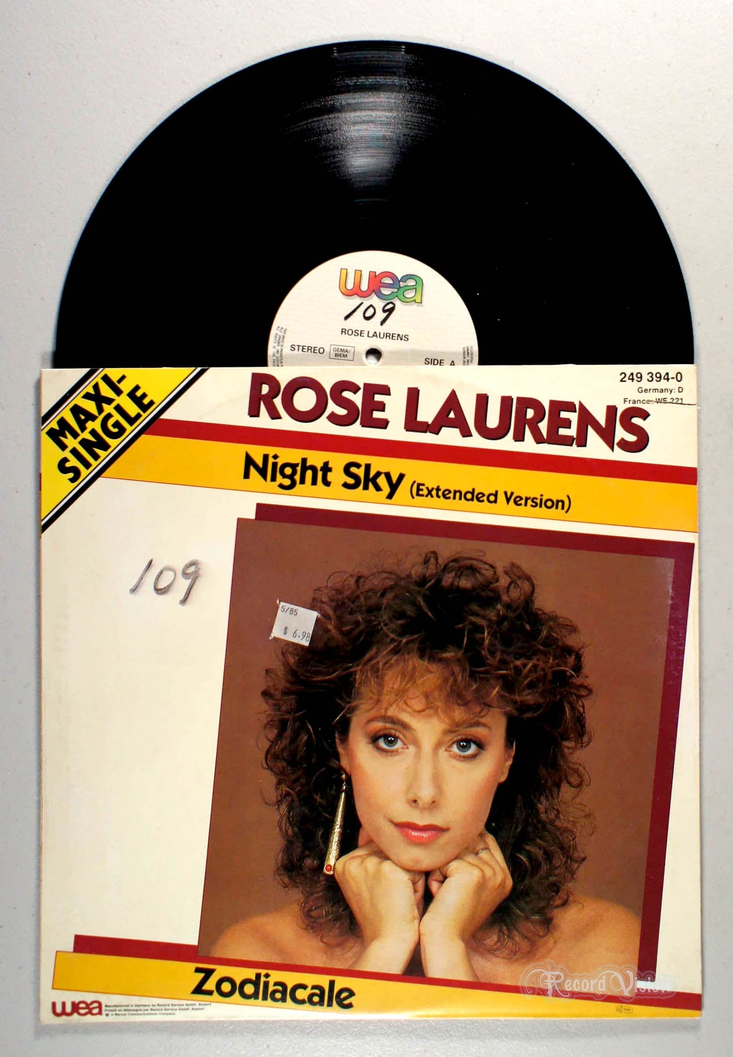 Rose Laurens - Night Sky (front cover) Vinyl