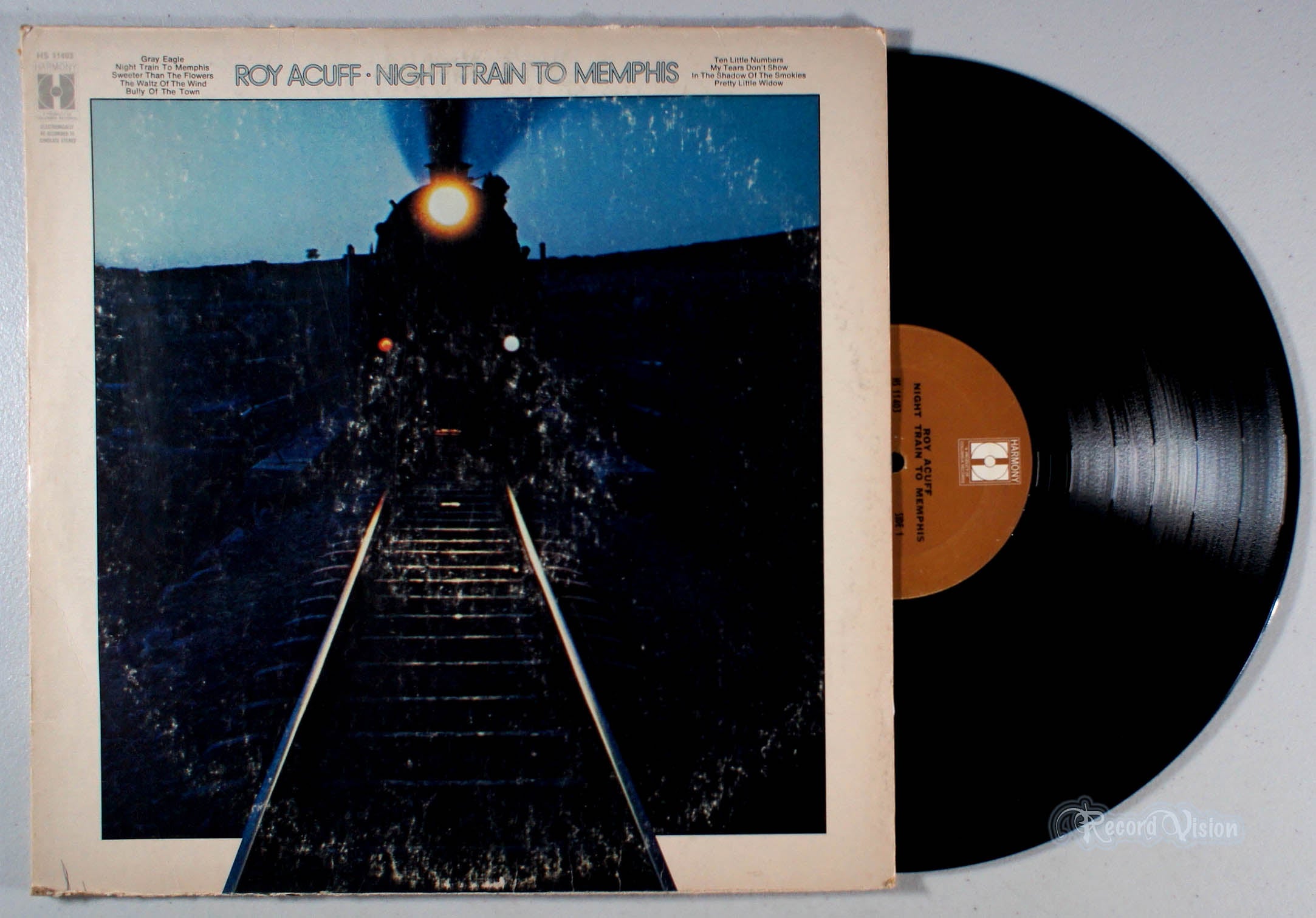 Roy Acuff - Night Train to Memphis (front cover) Vinyl