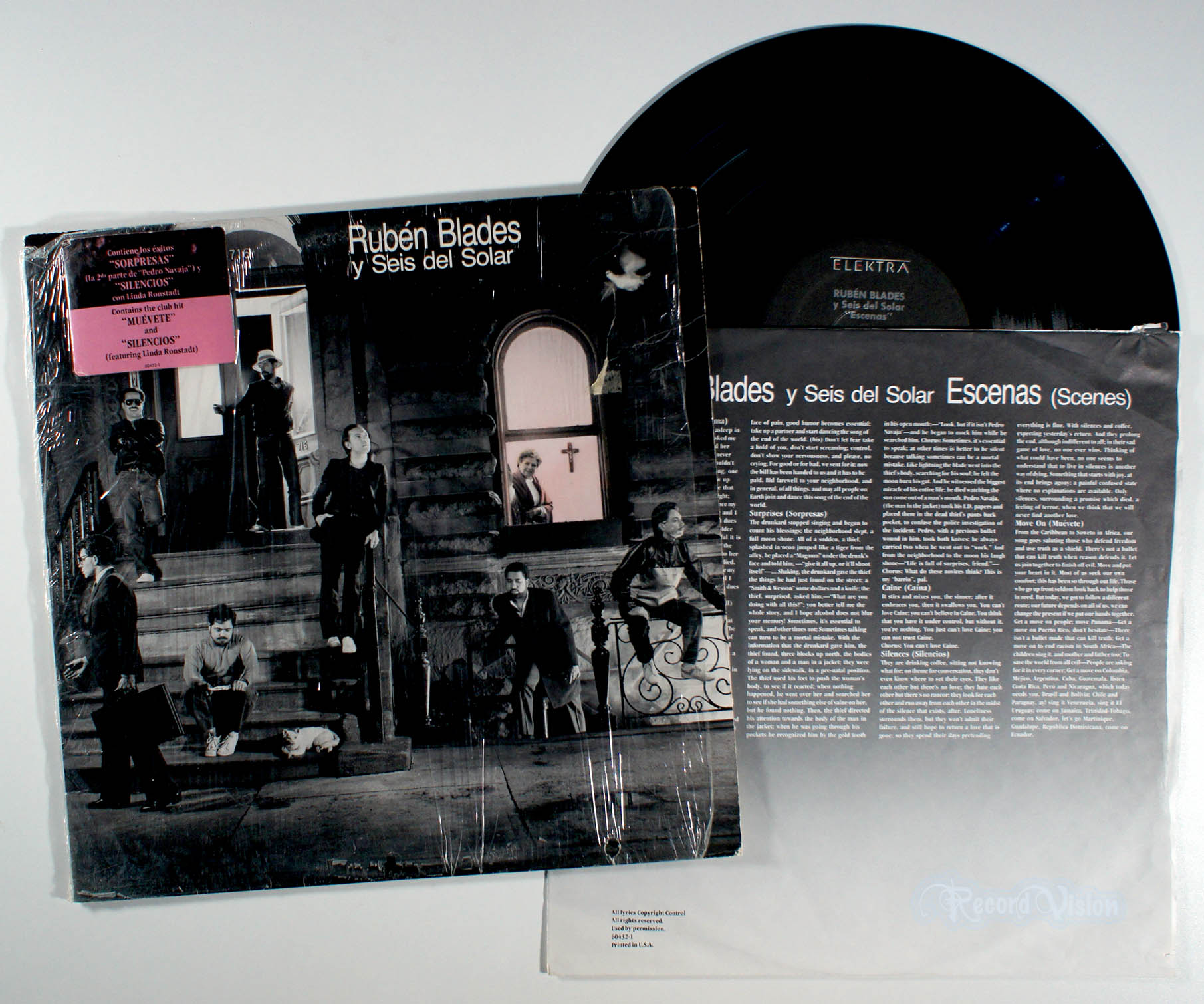 Ruben Blades - Escenas (front cover) Vinyl