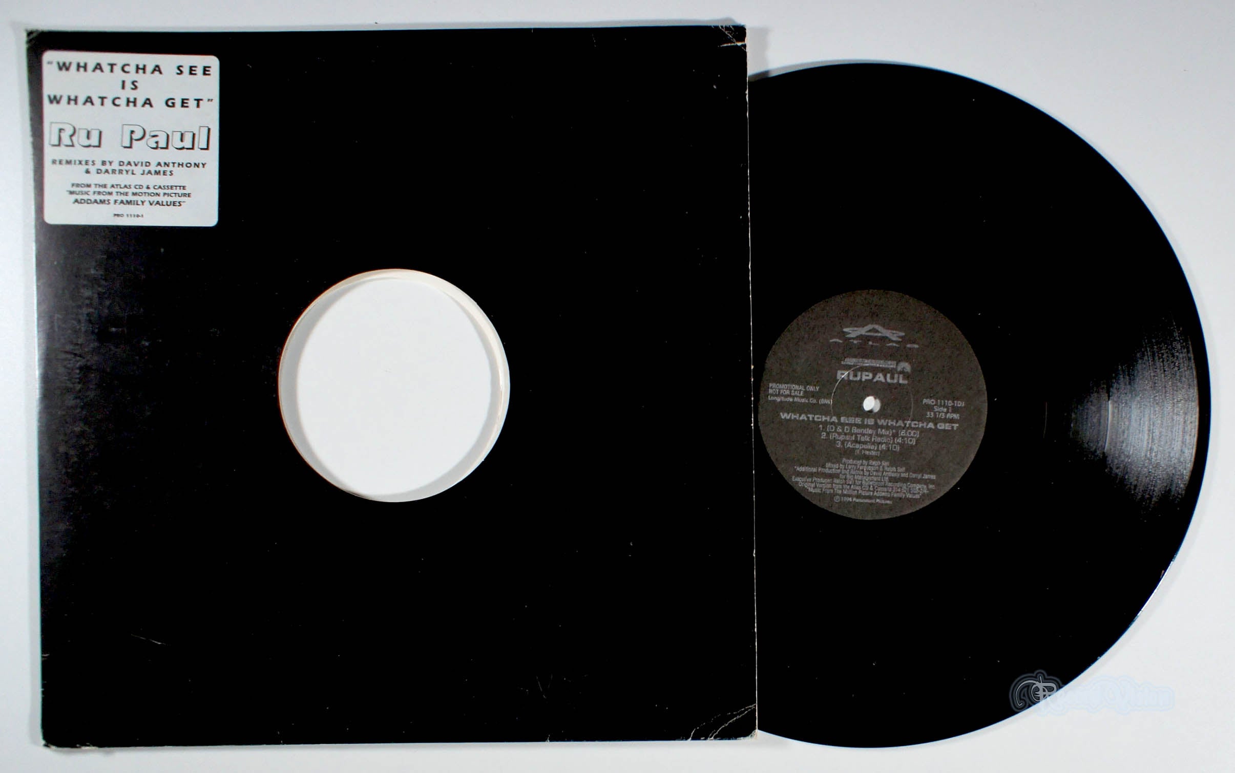 RuPaul - Whatcha See is Whatcha Get (front cover) Vinyl