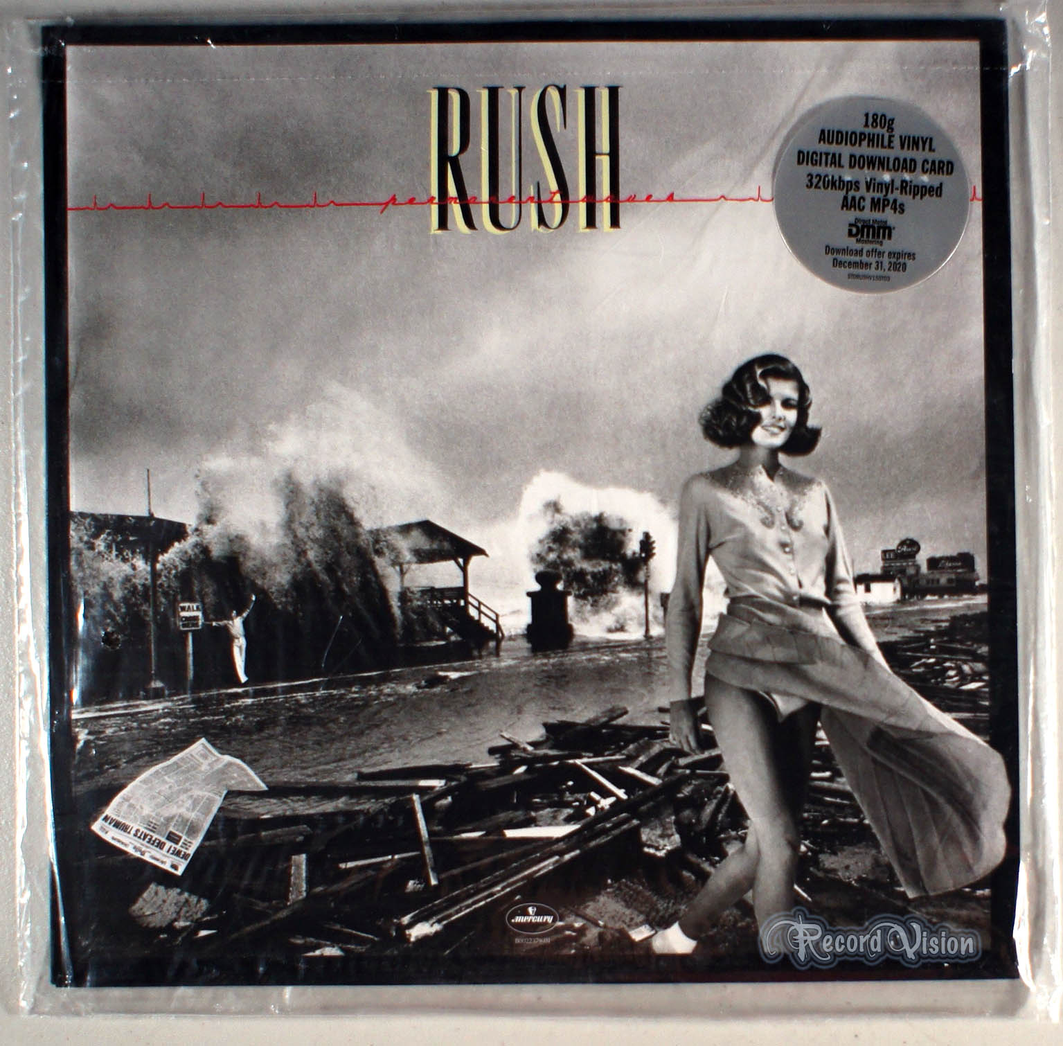 Rush - Permanent Waves (front cover) Vinyl