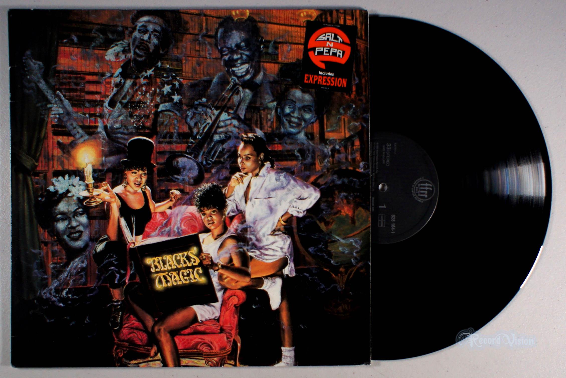 Salt-n-Pepa - Blacks' Magic (front cover) Vinyl