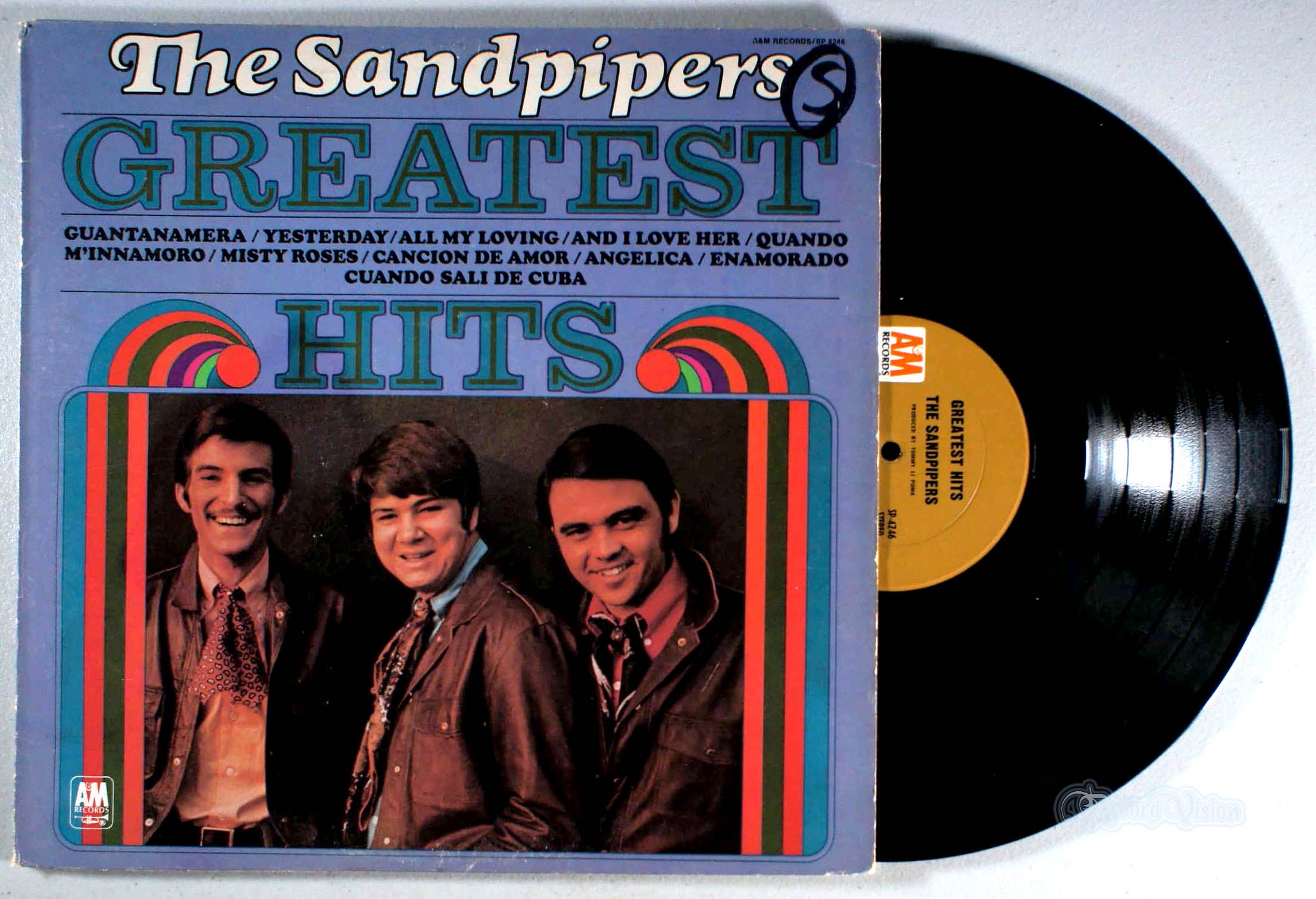 Sandpipers - Greatest Hits (front cover) Vinyl